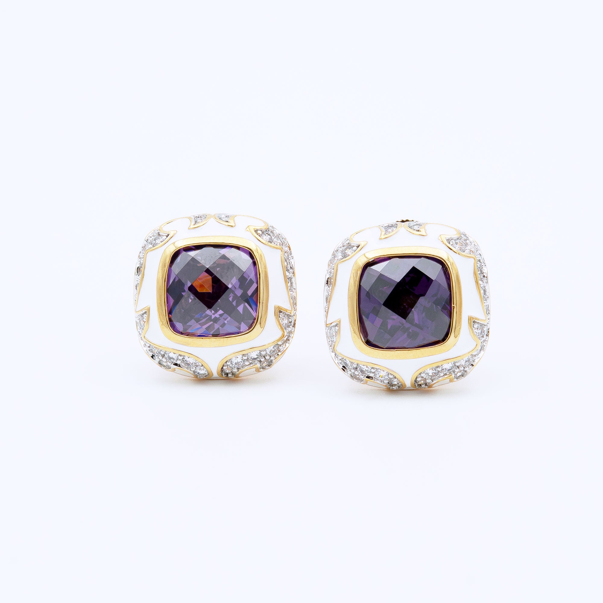Modern Box Shaped Earrings