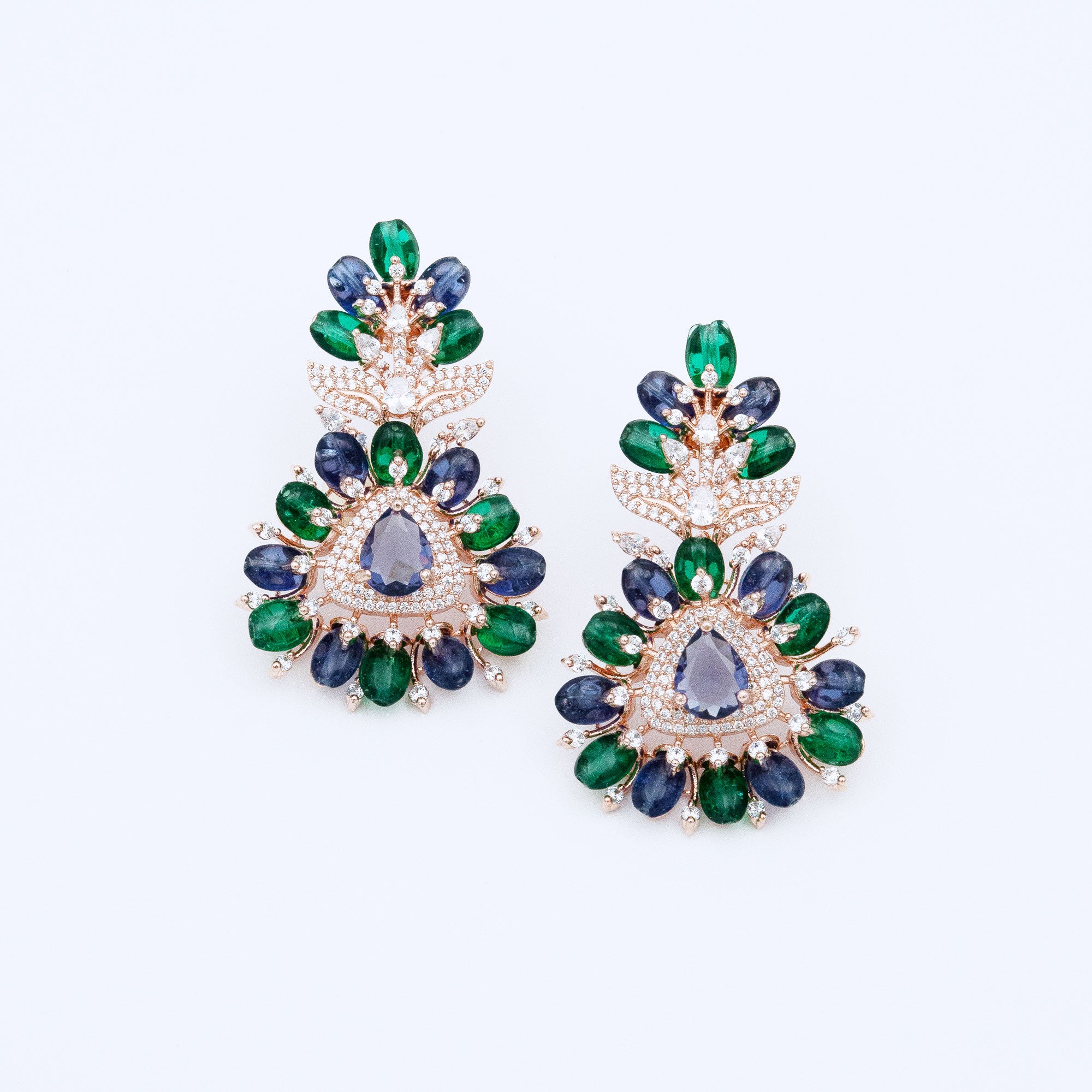 Modern Floral Top Earrings