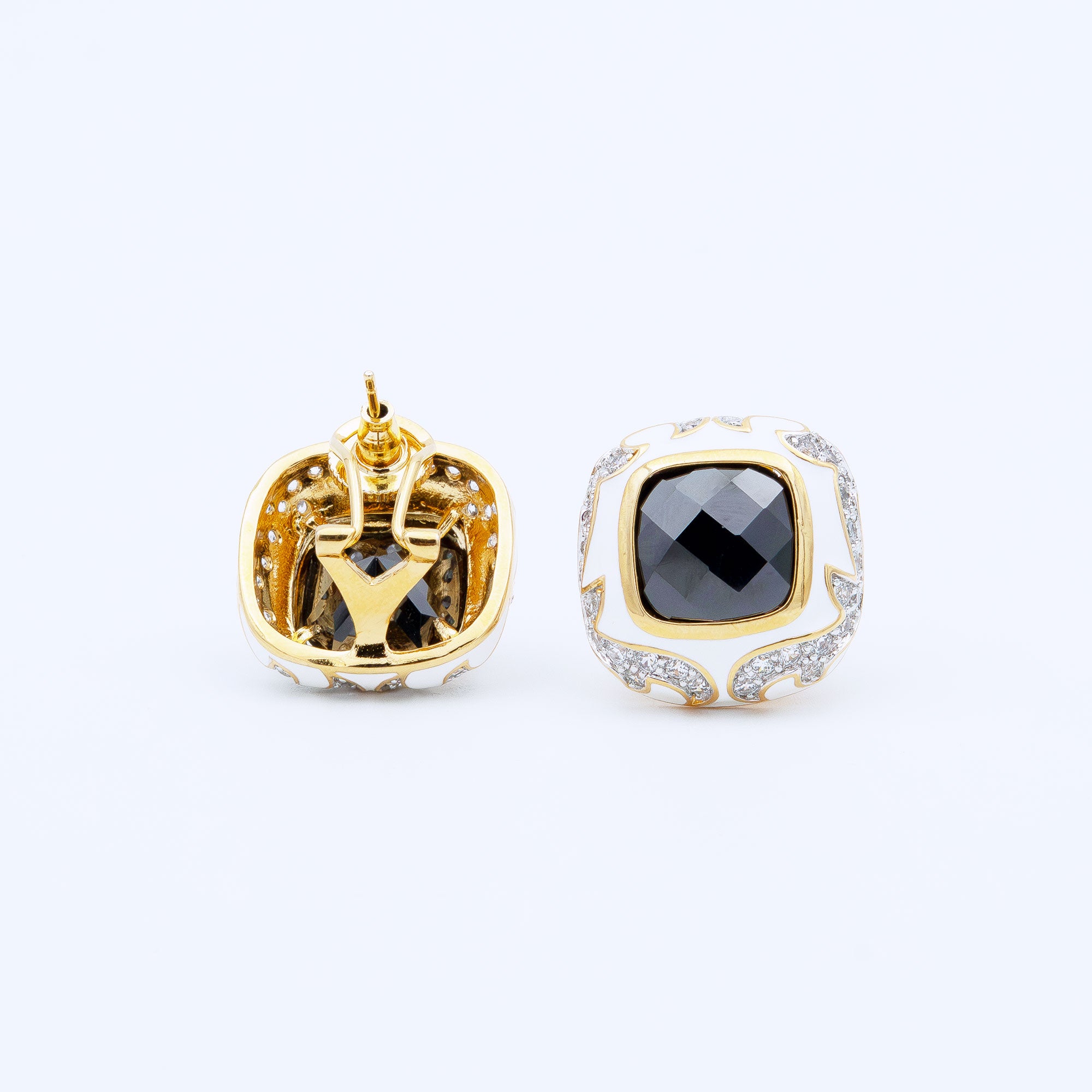 Modern Box Shaped Earrings