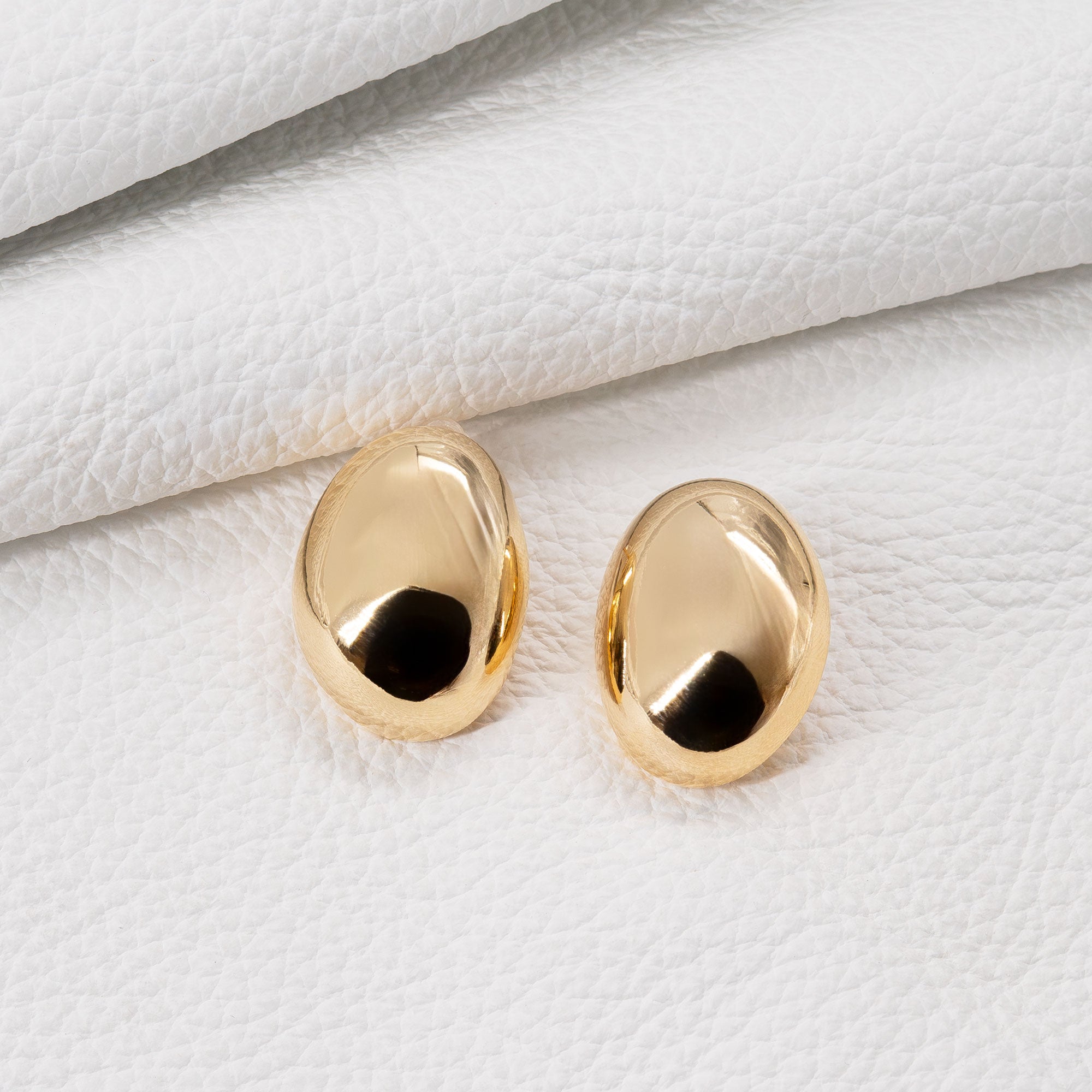 Trendy Oval Earring Set