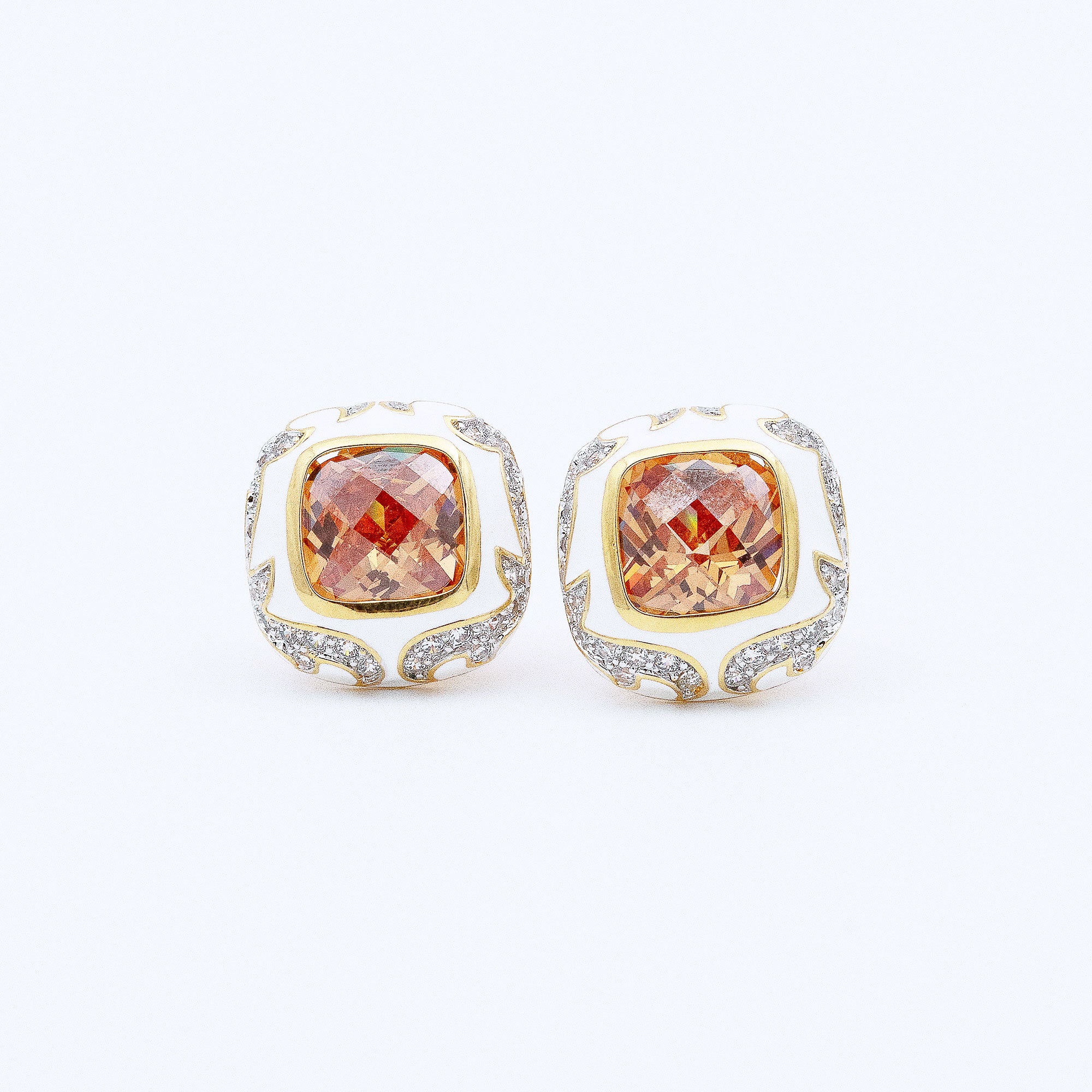 Modern Box Shaped Earrings