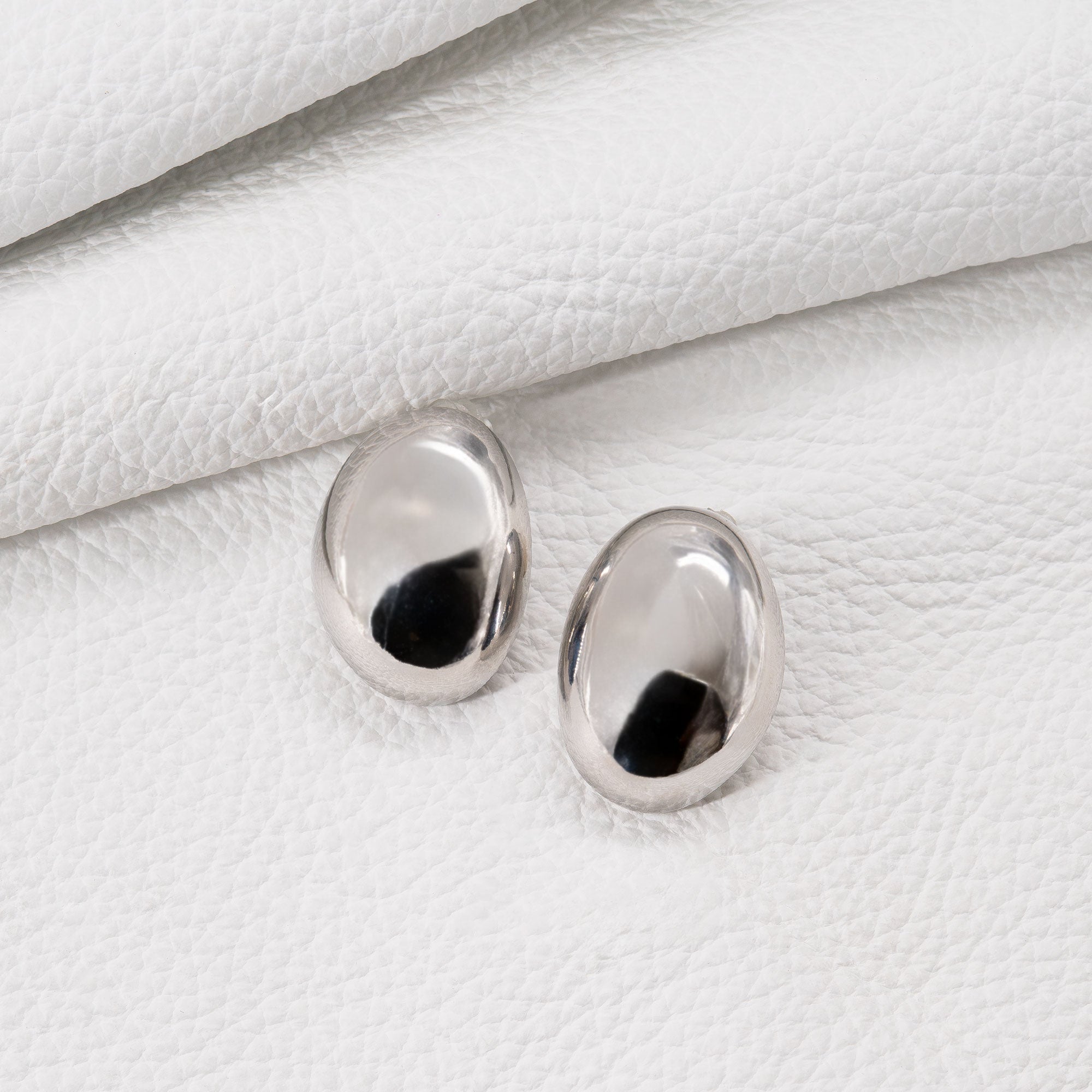 Trendy Oval Earring Set