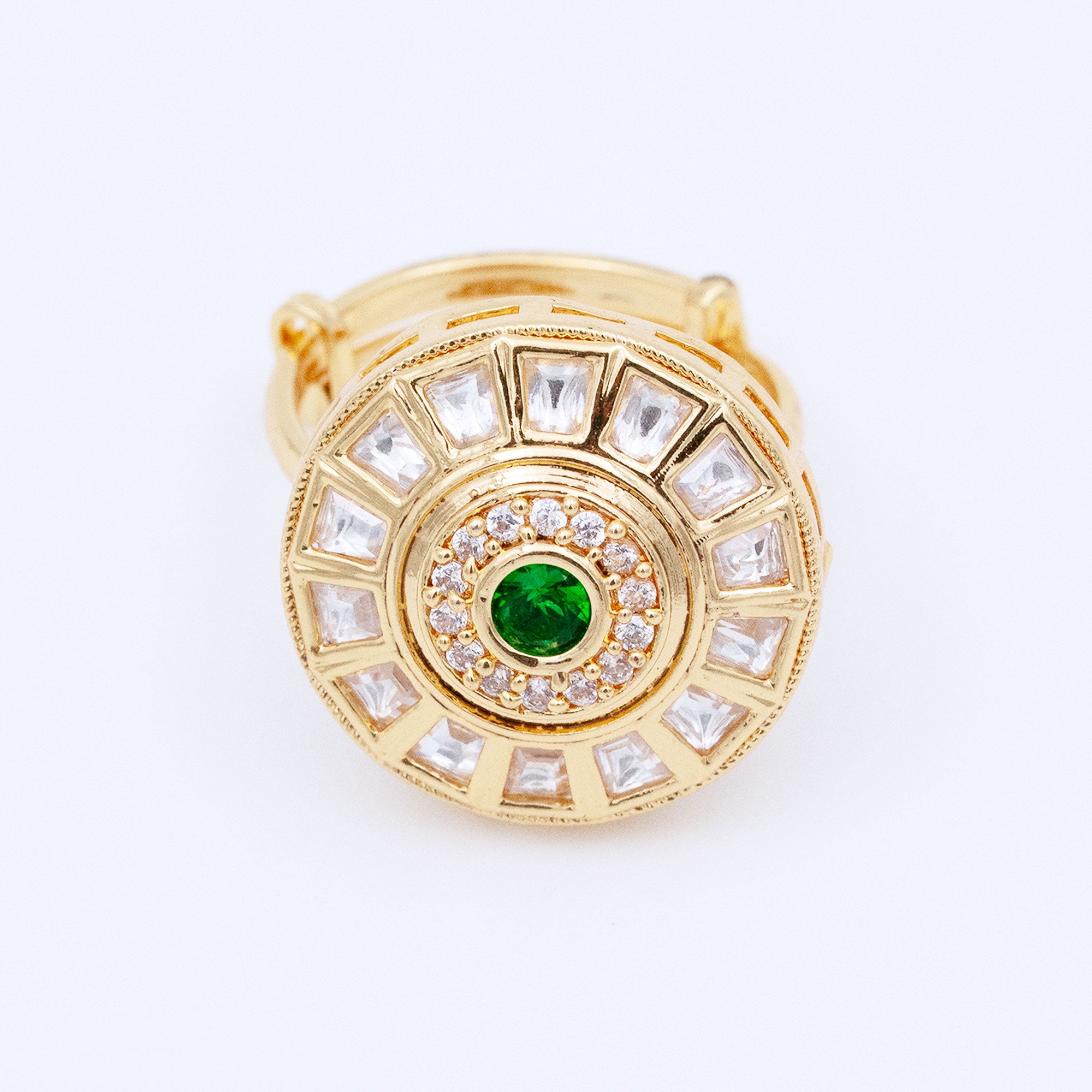 Trendy Round Geometrical Ring
