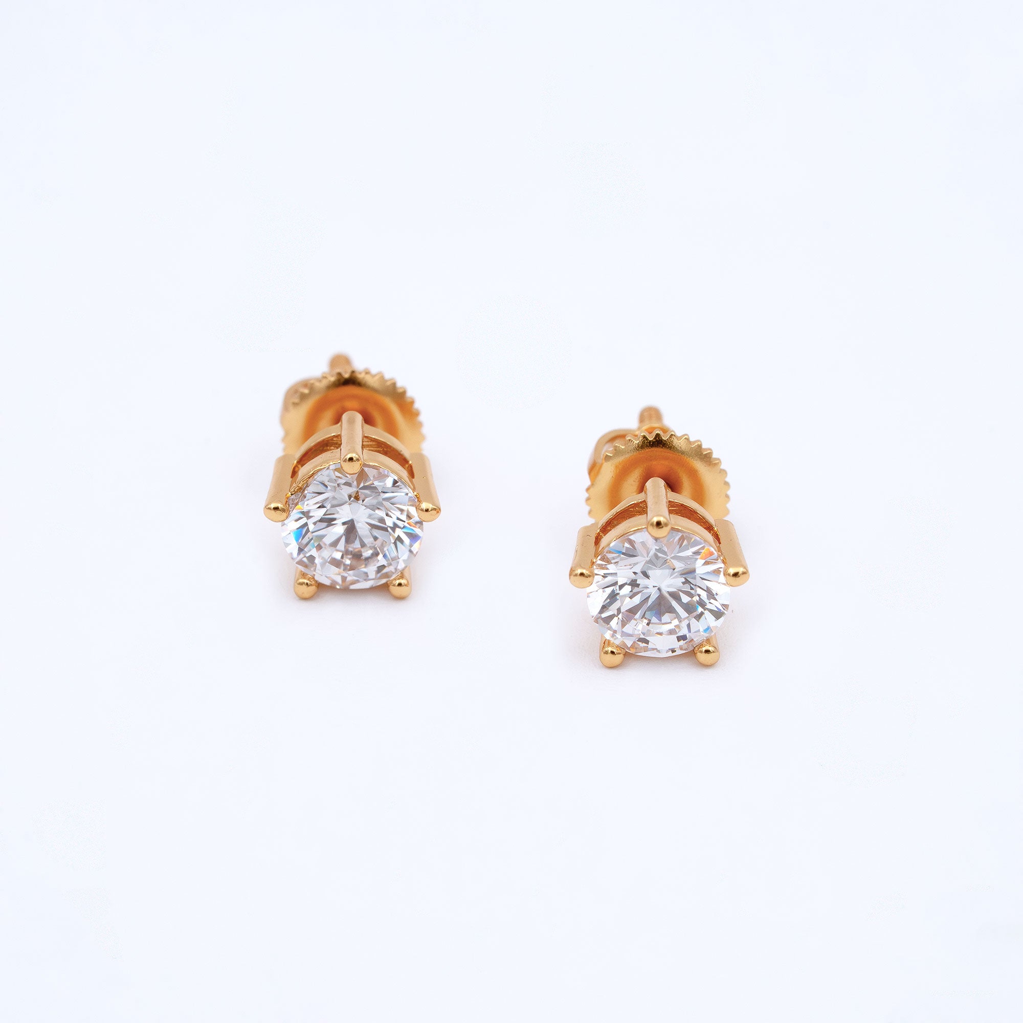 Modern Straight Prong Screw BackTops