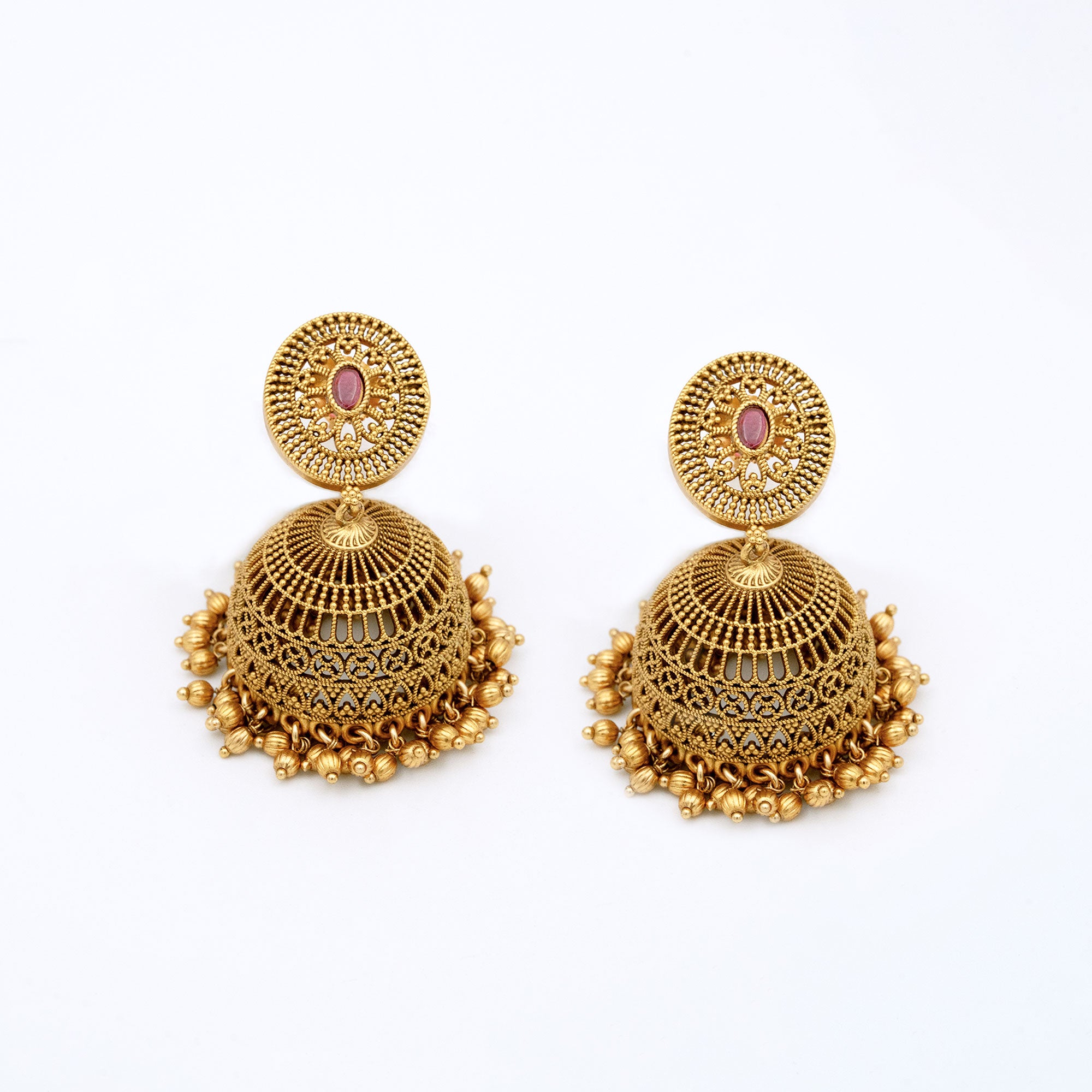 Traditional Round Earring Set