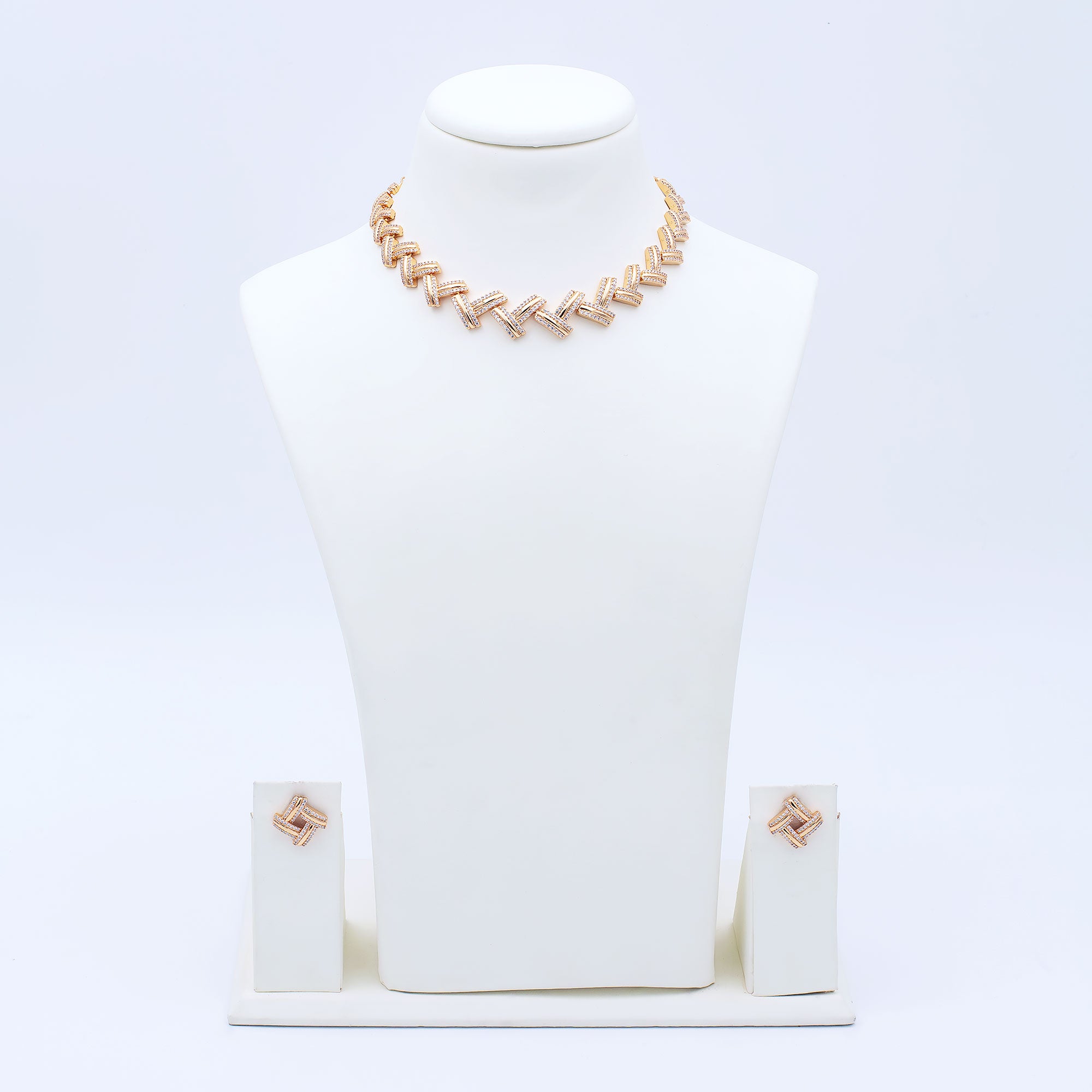 Modern Link Necklace Set