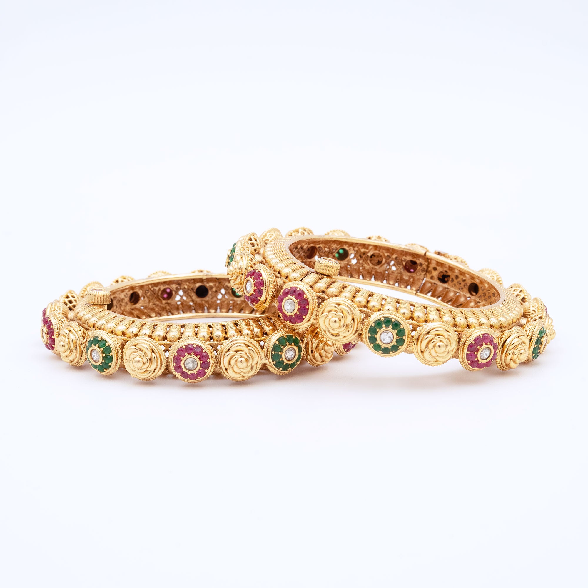 Traditional Button Bangle Set