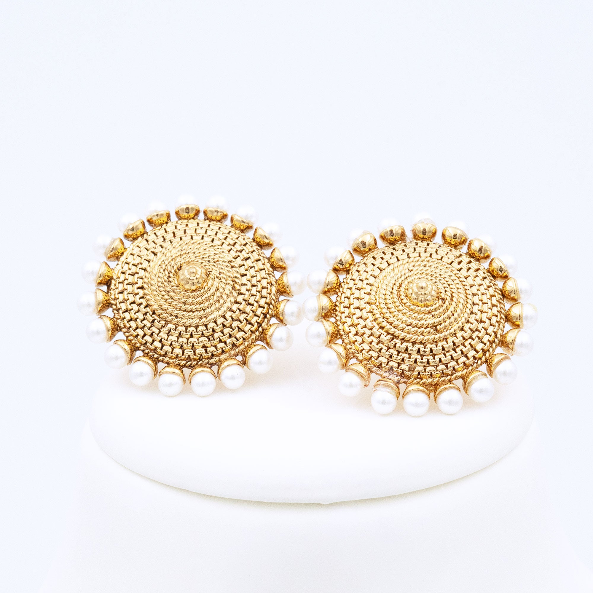 Traditional Wheel Earring Set