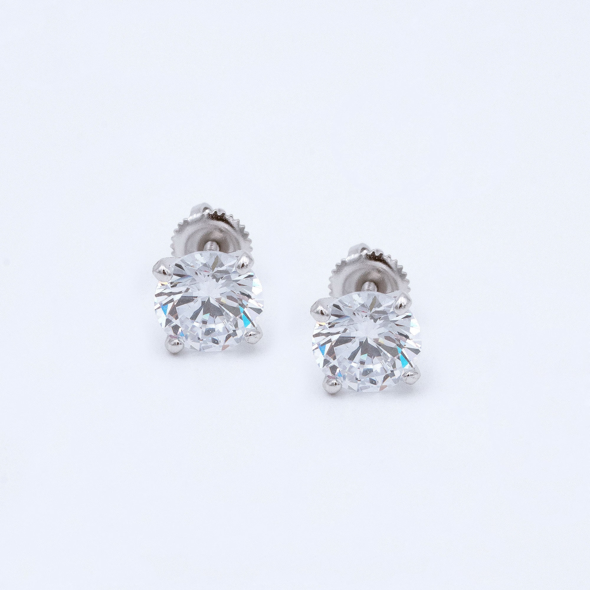 Modern Pyramid Prong Screw Back Tops ( Small )