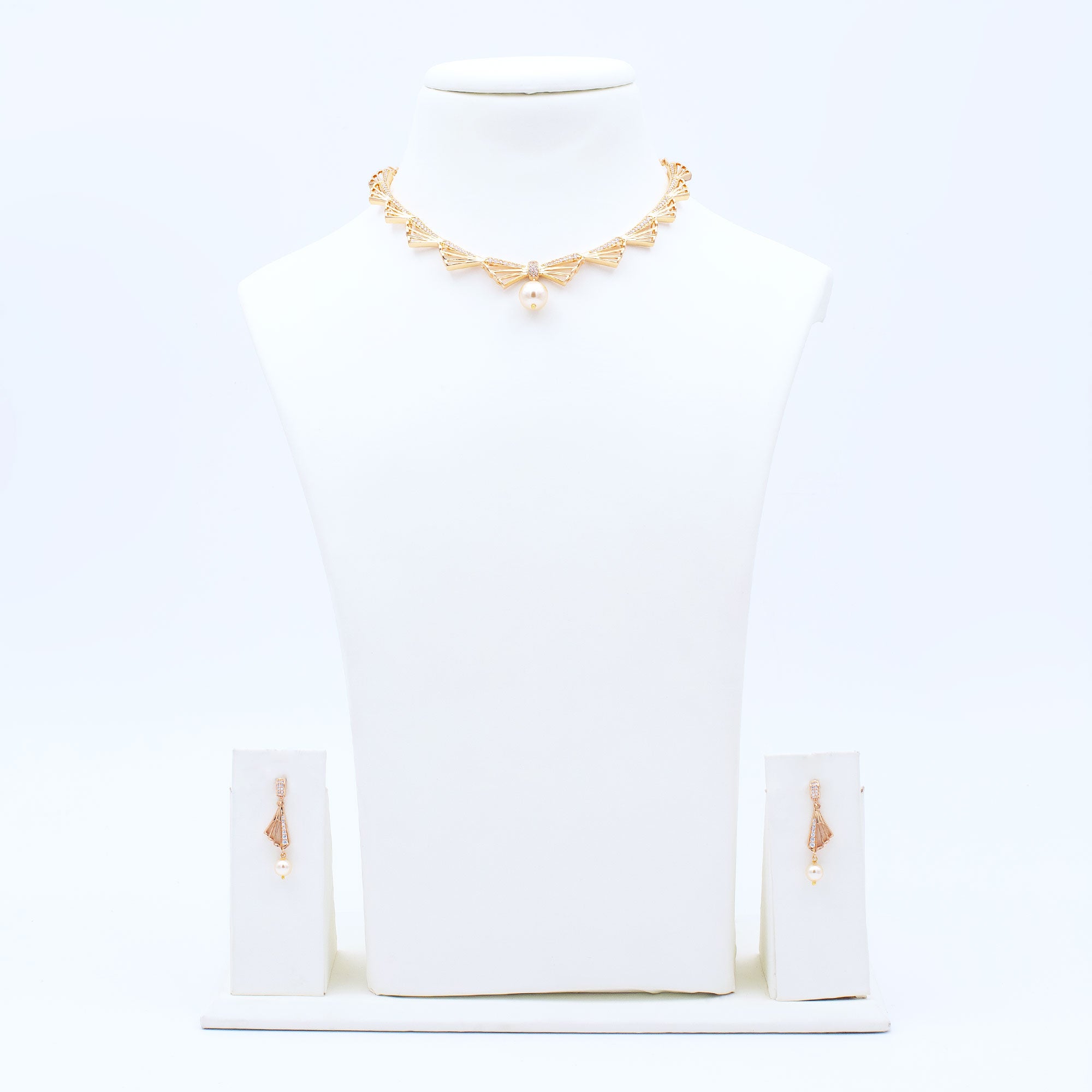 Modern Butterfly Necklace Set