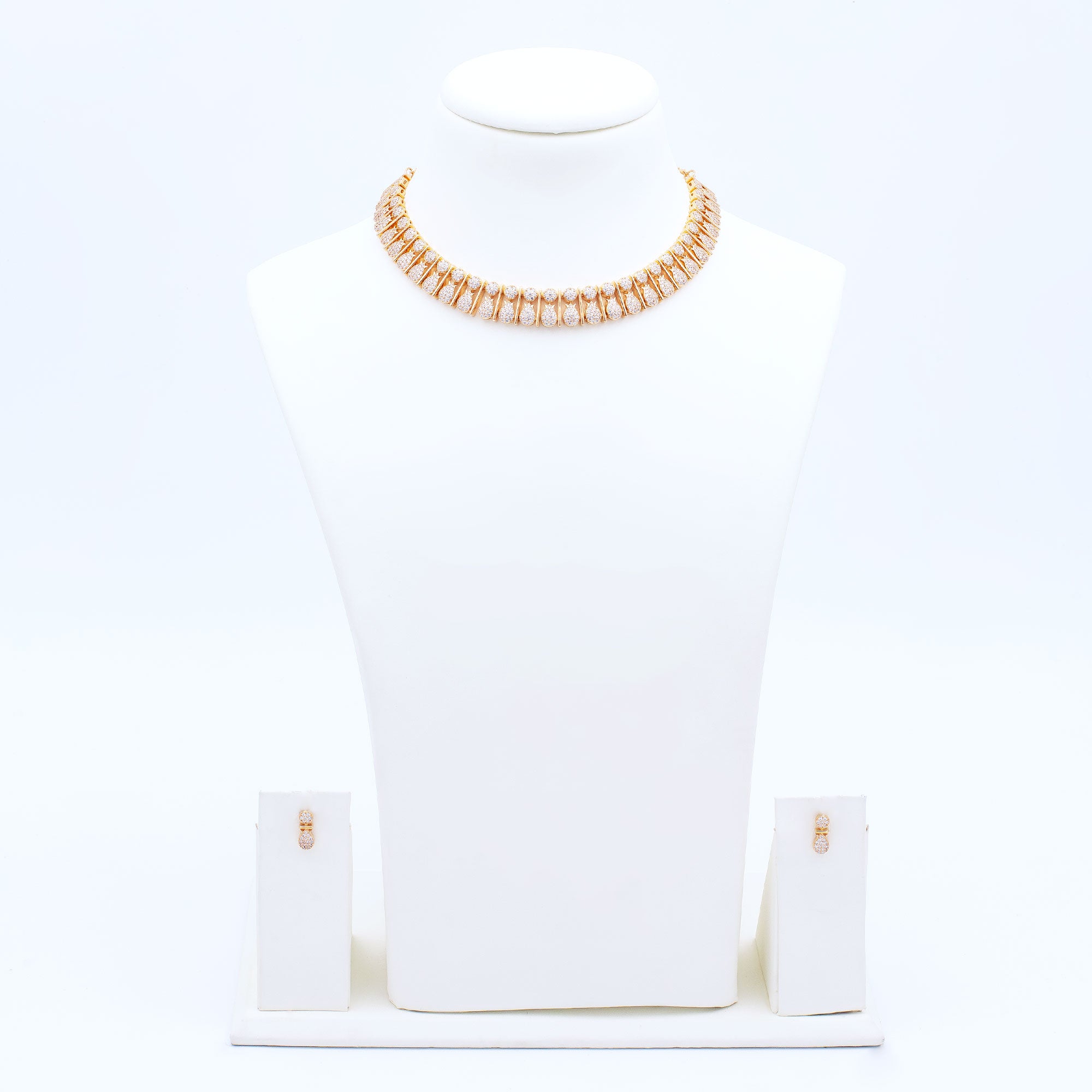 Modern Pineapple Necklace Set