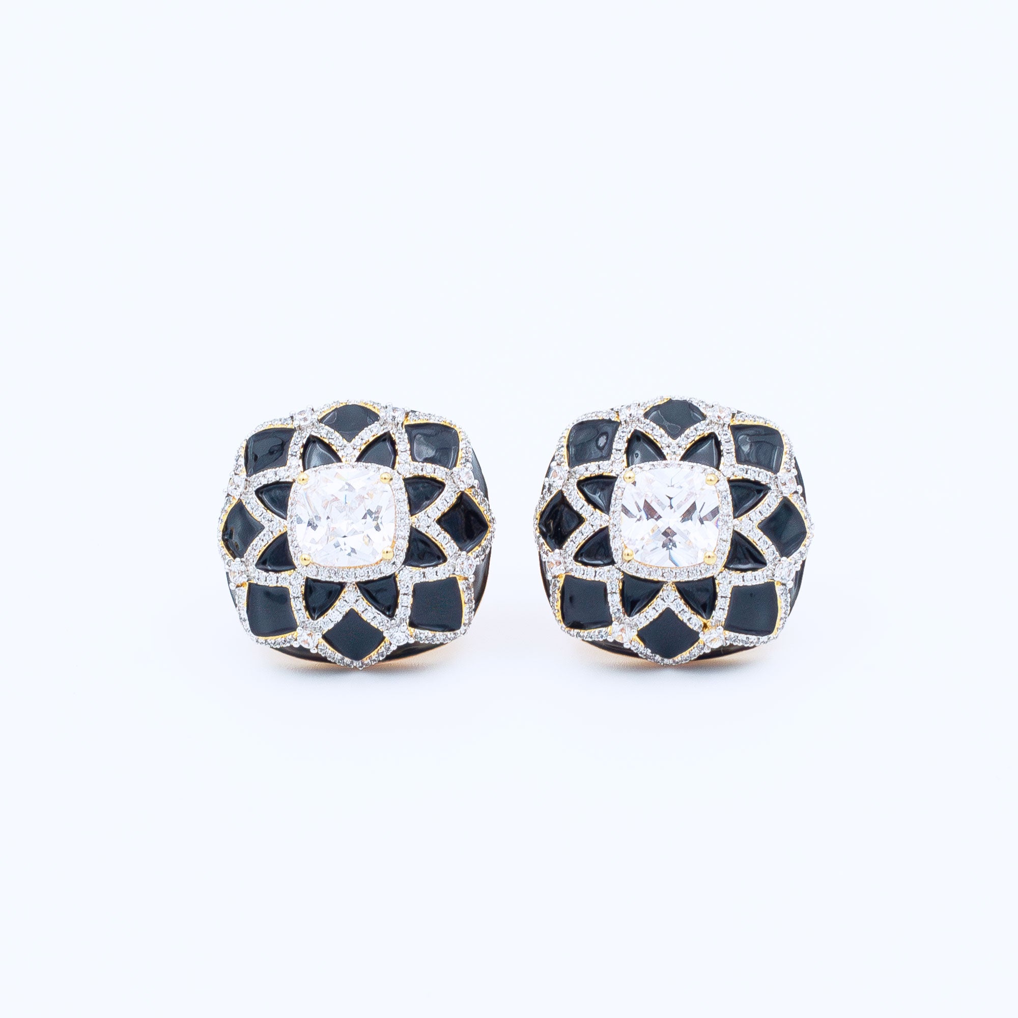 Modern Square Shape Earrings