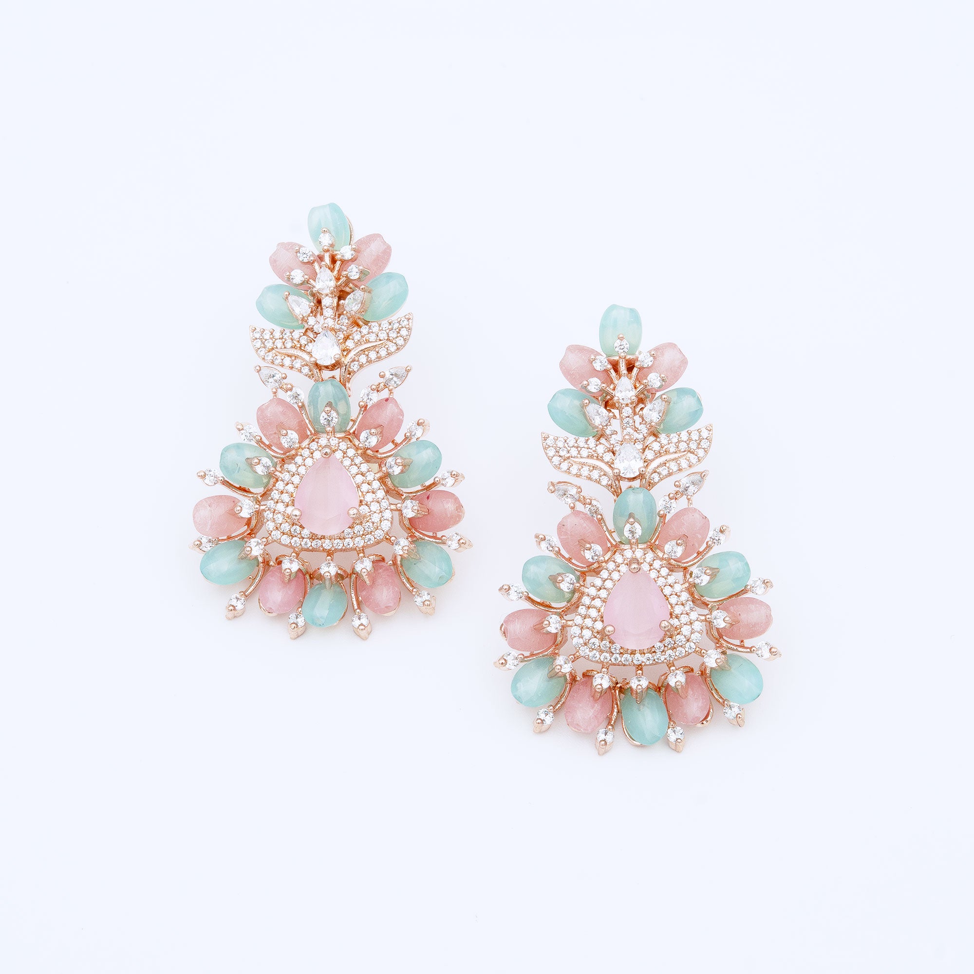 Modern Floral Top Earrings