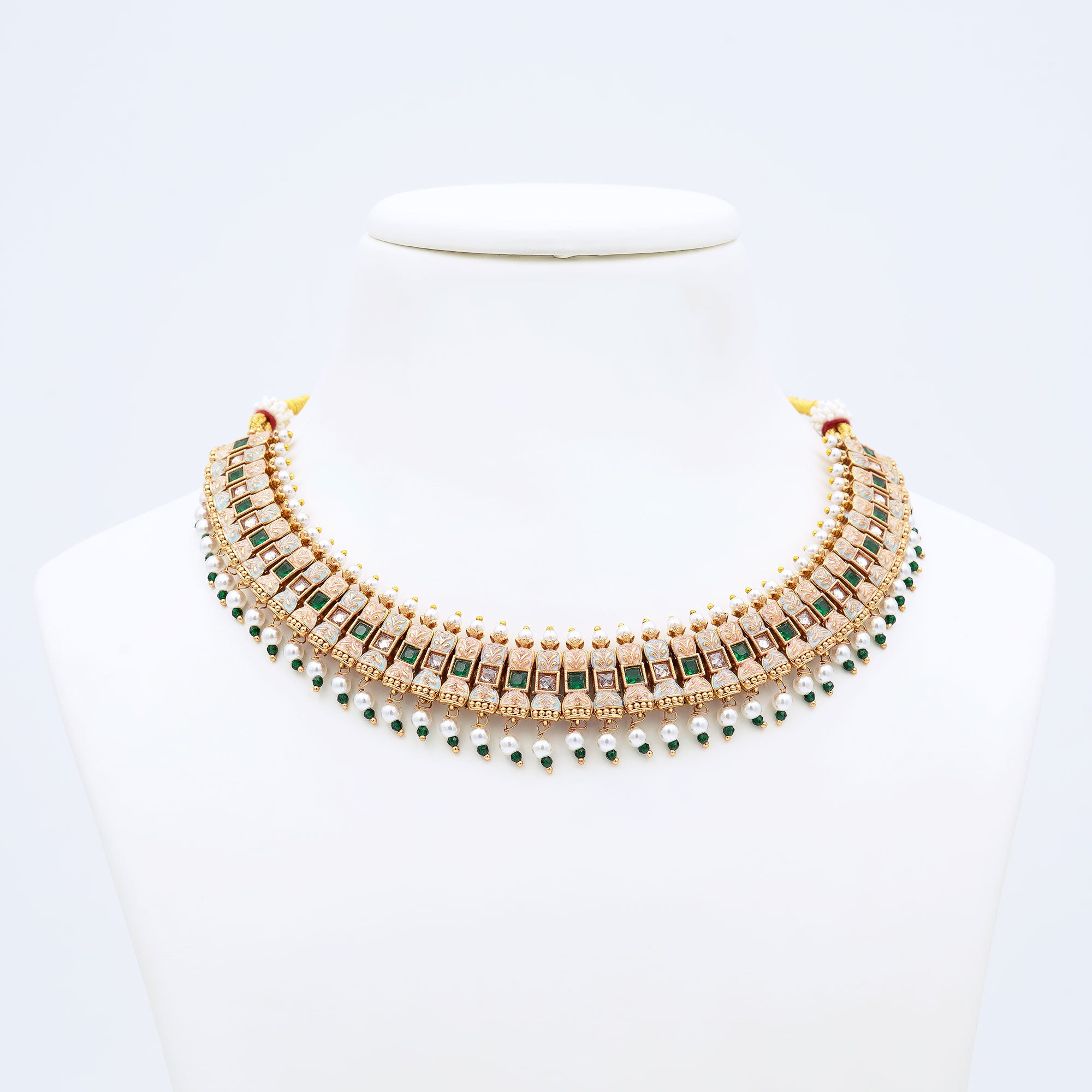 Traditional Meenakari Necklace Set