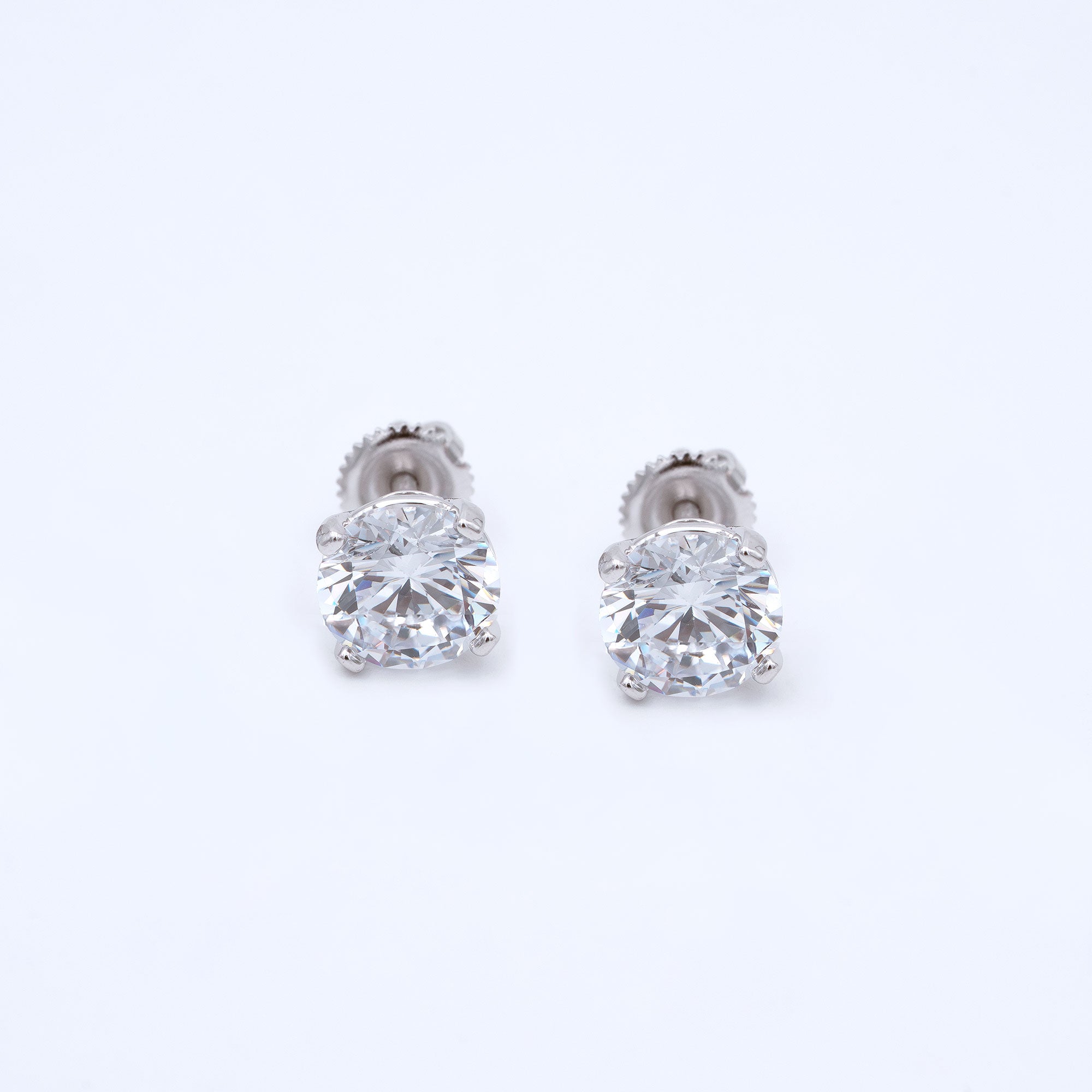 Modern Curved Prong Screw Back Tops ( Small )