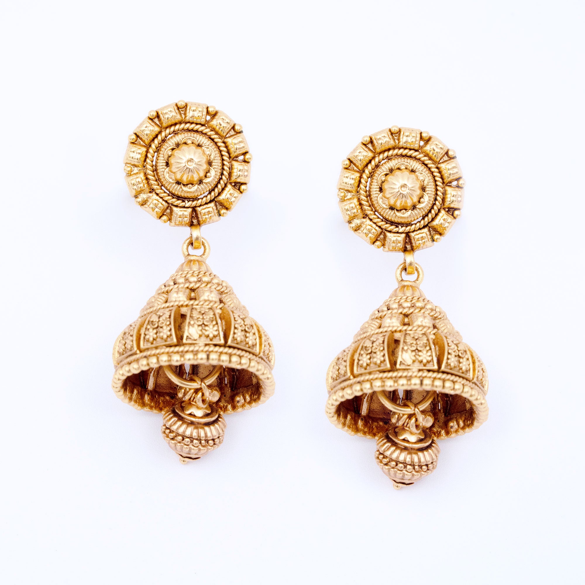 Traditional Temple Earring Set