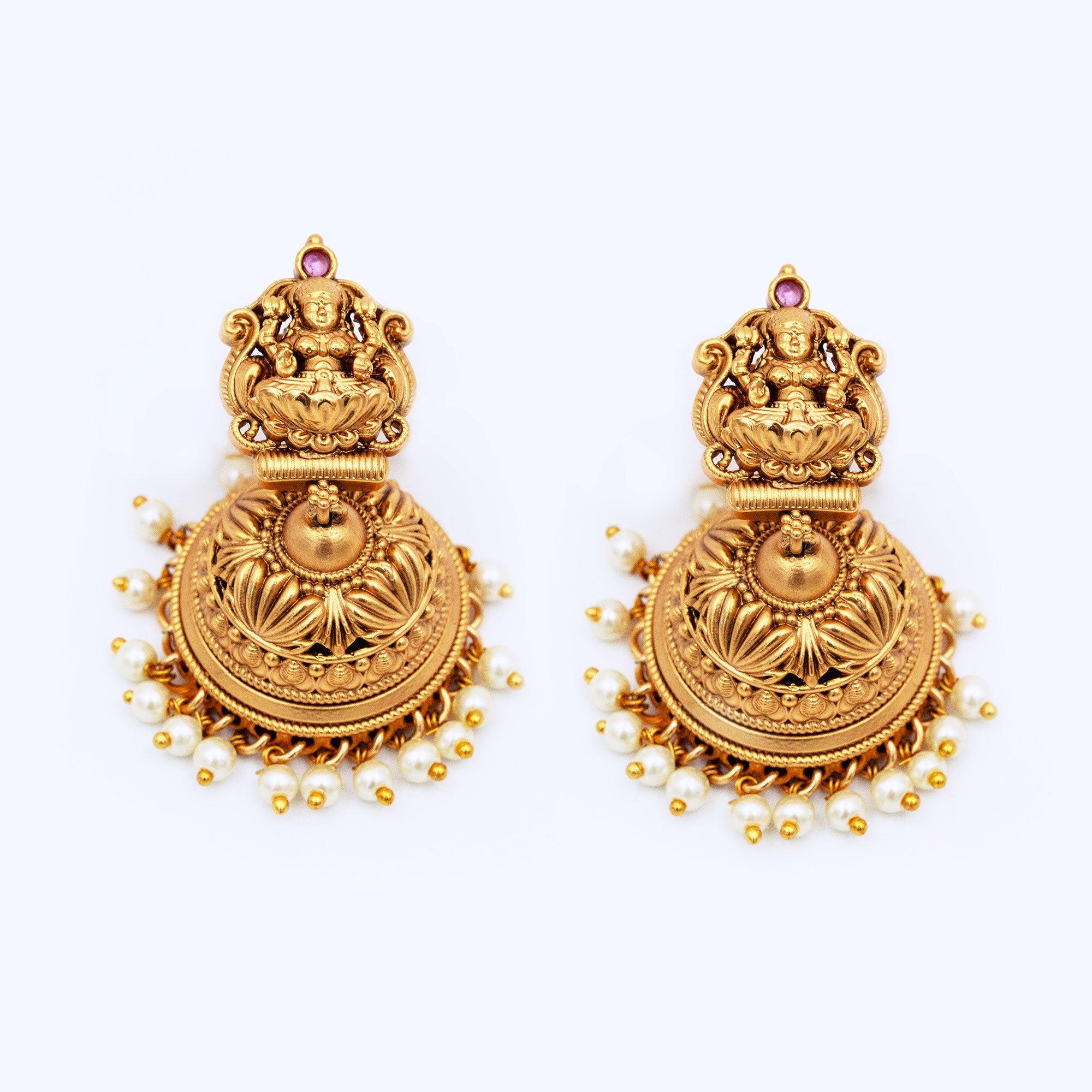 Traditional Lakshmi Jhumka Set
