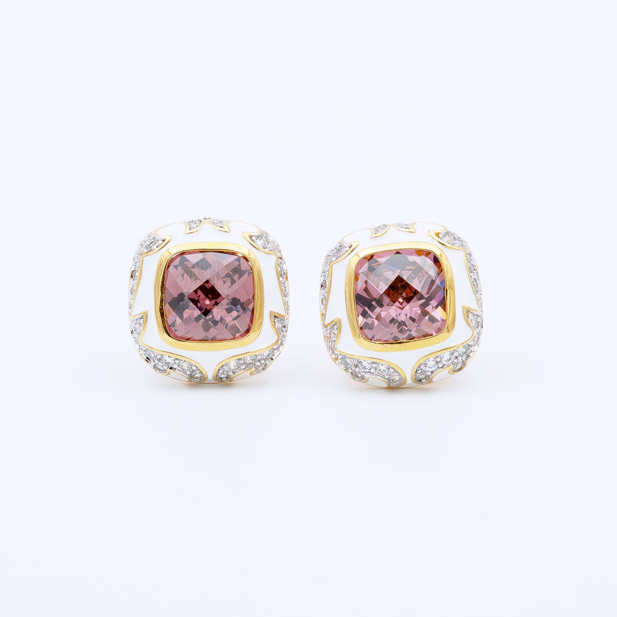 Modern Box Shaped Earrings