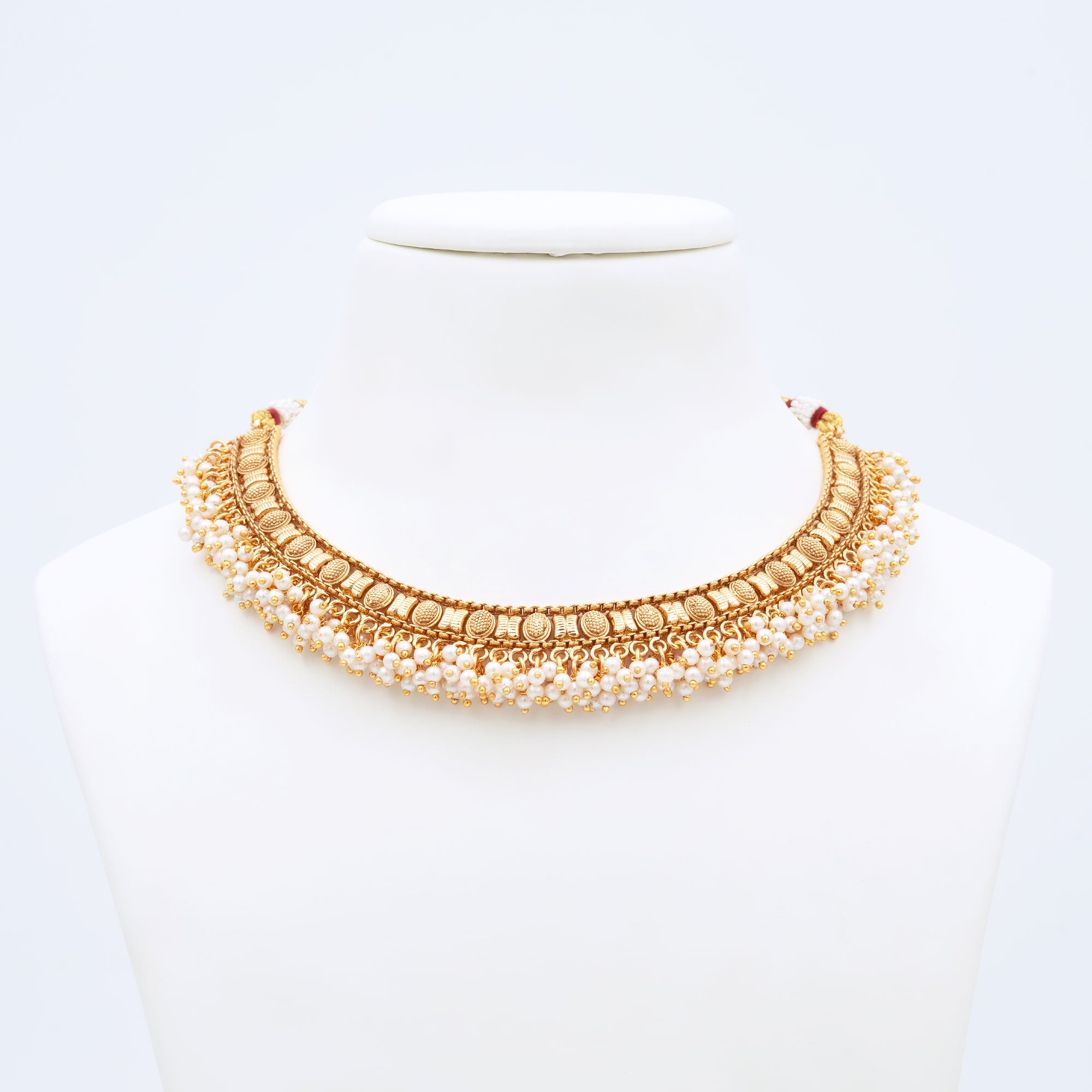 Traditional Butterfly Floral Necklace Set