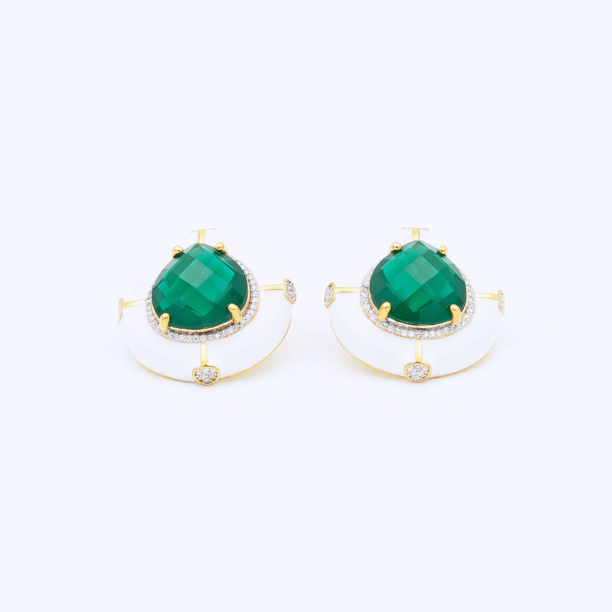 Modern Spear Shape Earrings