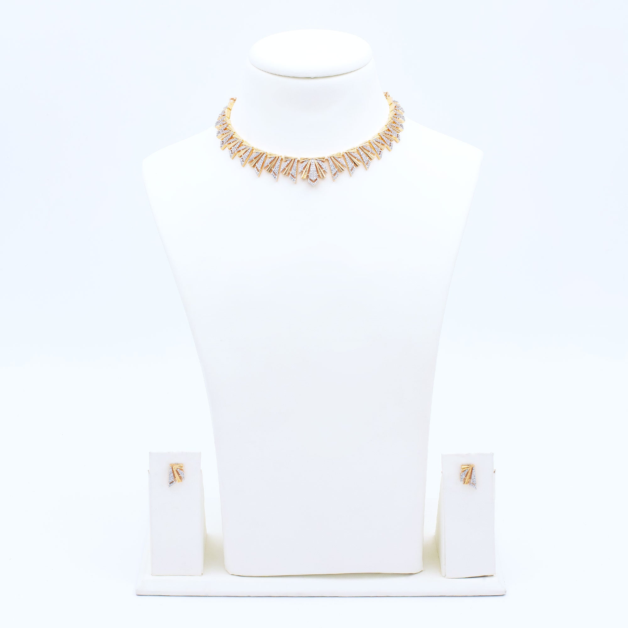 Modern Scallop Necklace Set