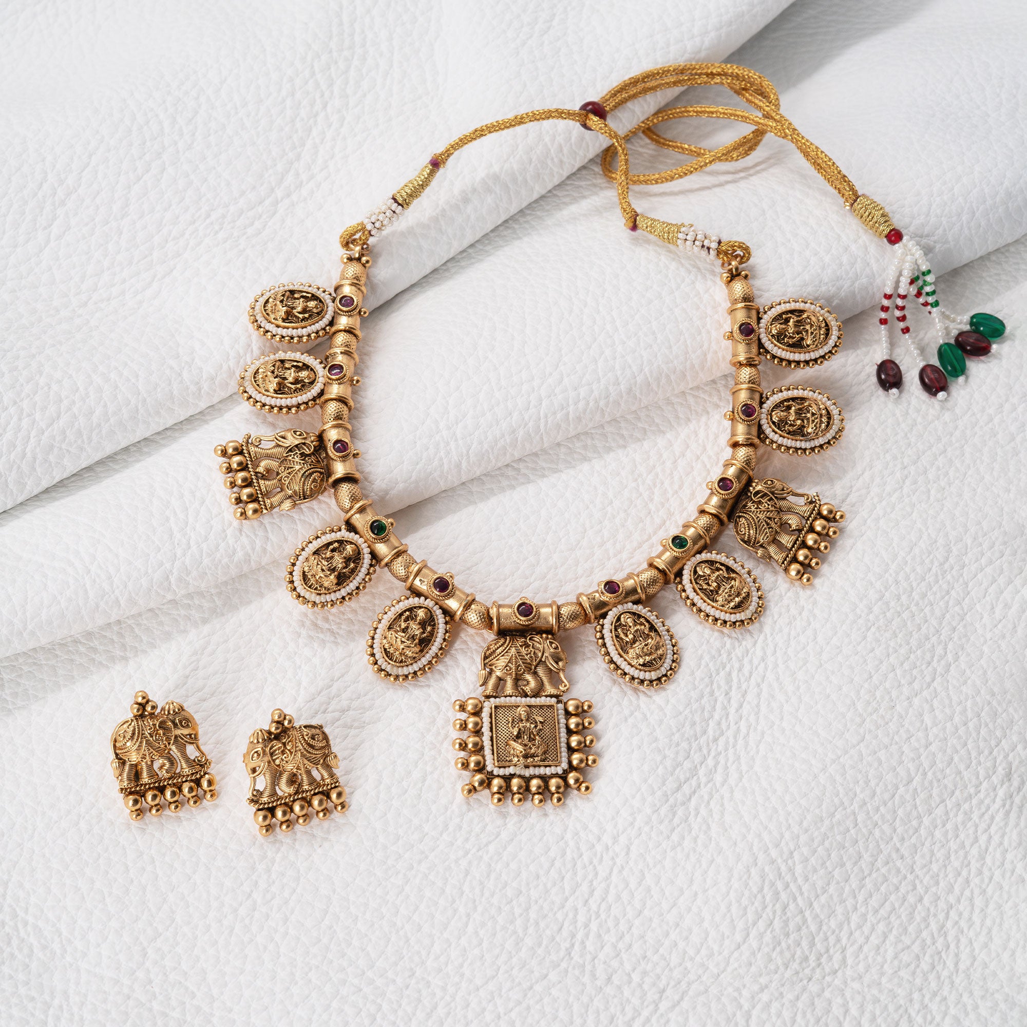Traditional Laxmi Necklace Set