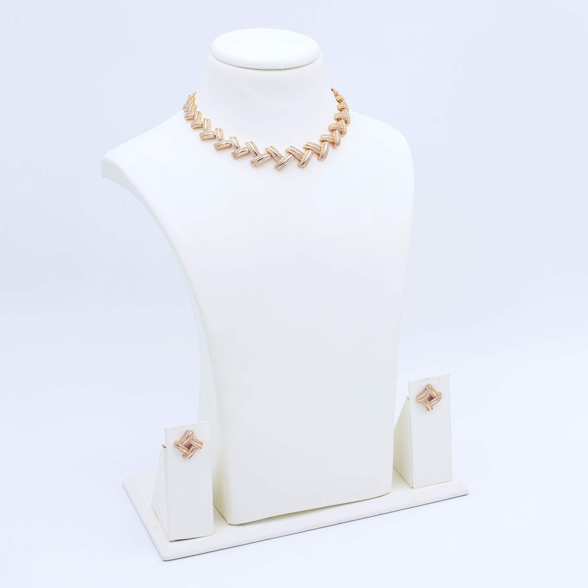 Modern Link Necklace Set