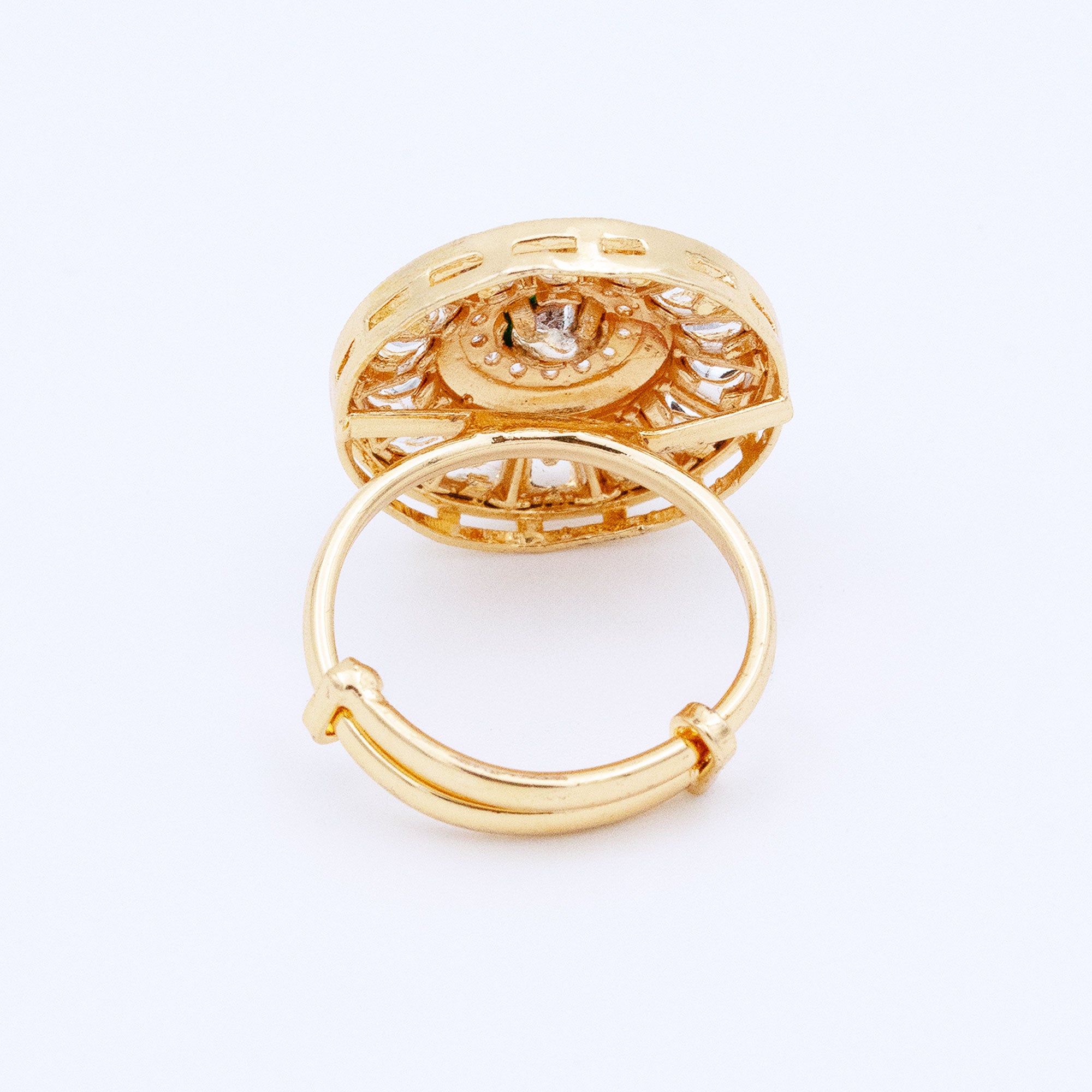 Trendy Round Geometrical Ring