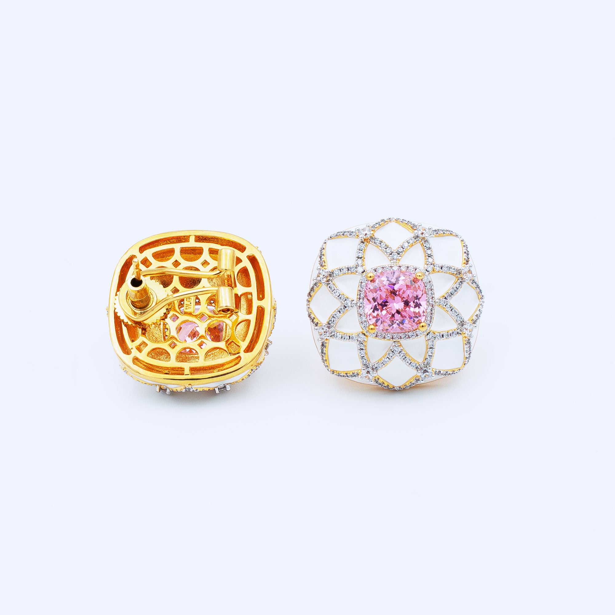 Modern Square Shape Earrings
