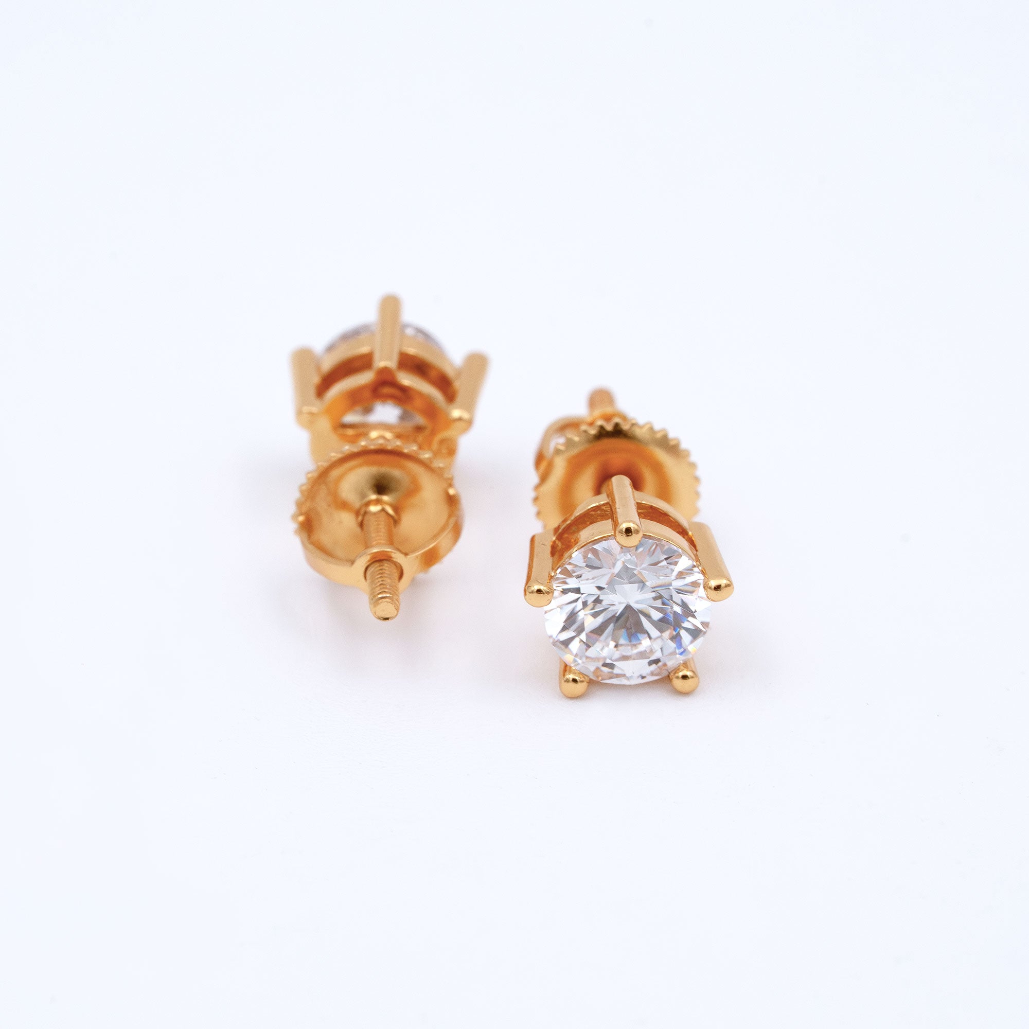 Modern Straight Prong Screw BackTops