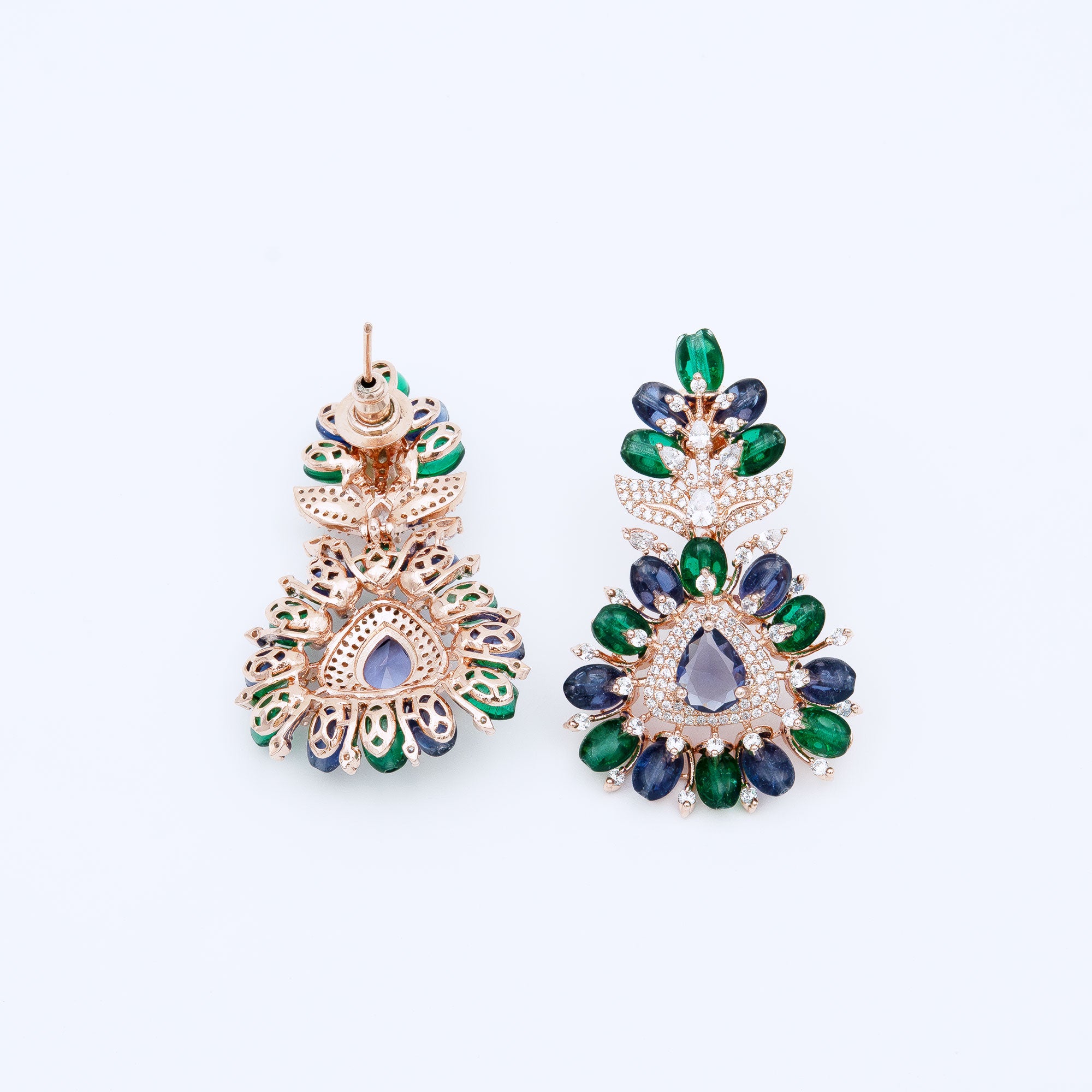 Modern Floral Top Earrings
