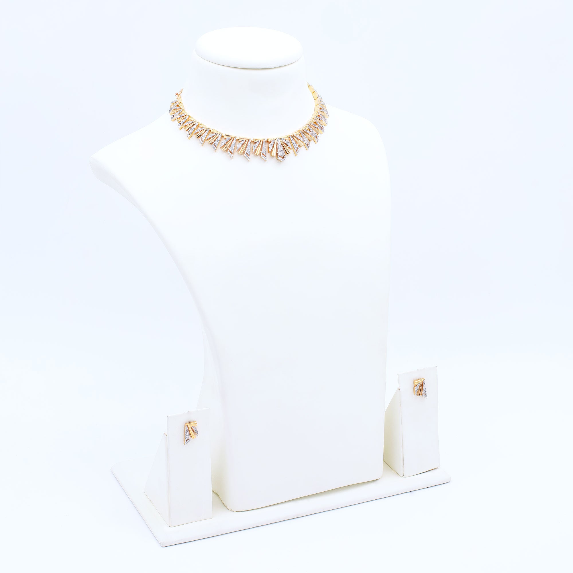 Modern Scallop Necklace Set