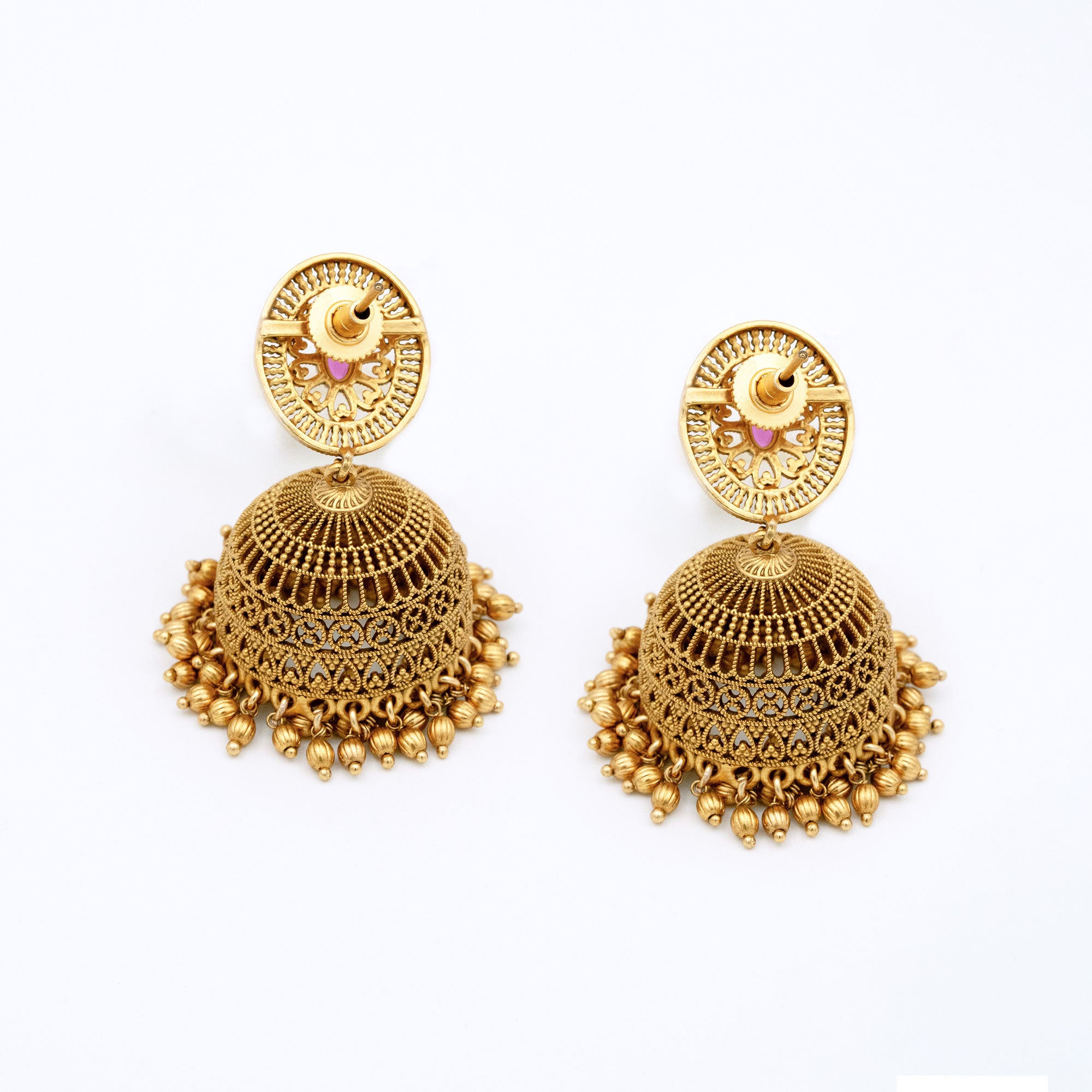 Traditional Round Earring Set