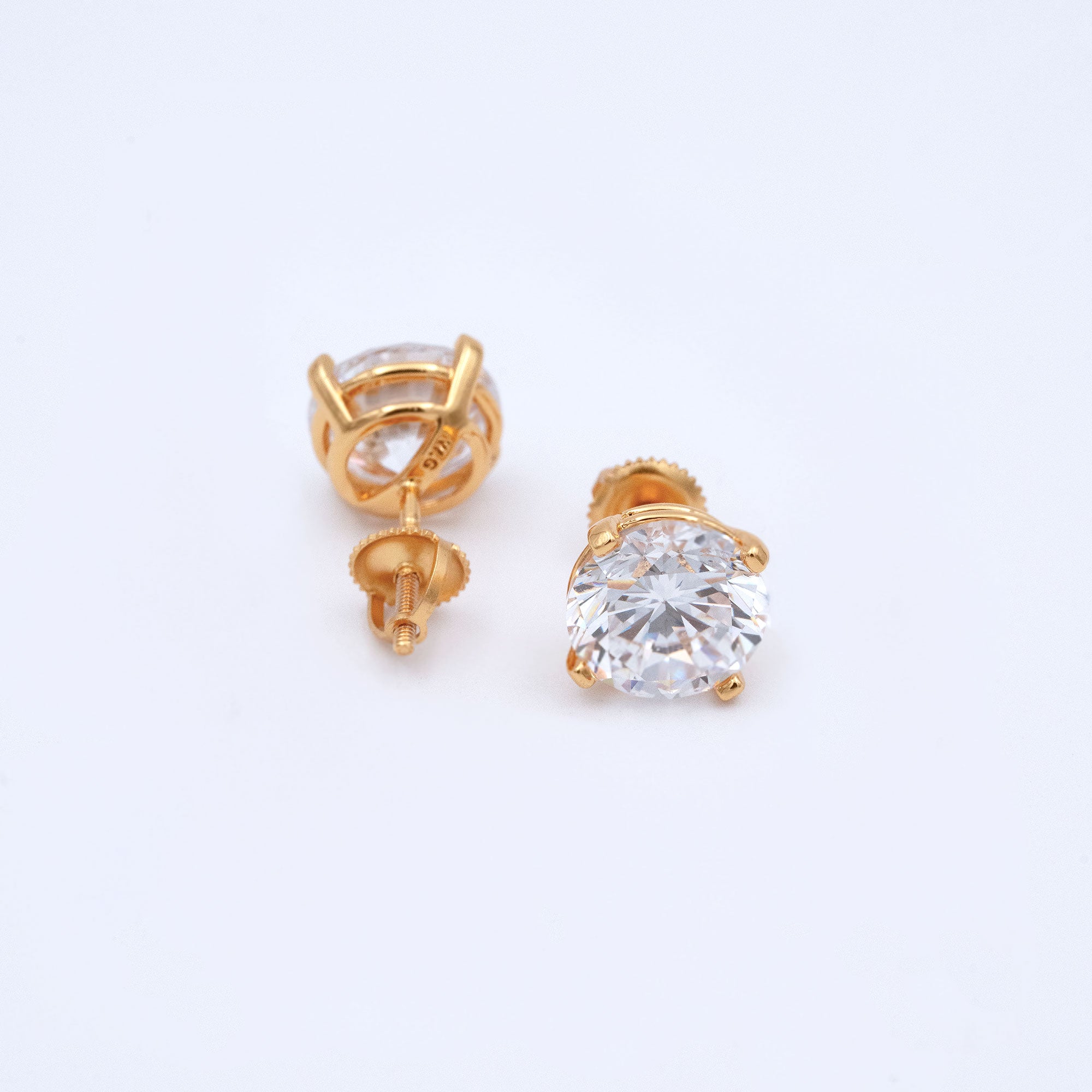 Modern Curved Prong Screw Back Tops ( Big )