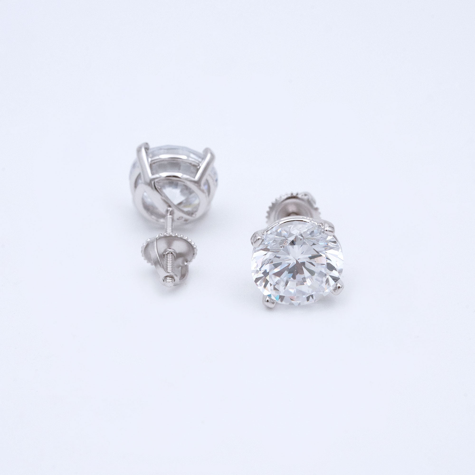 Modern Curved Prong Screw Back Tops ( Big )