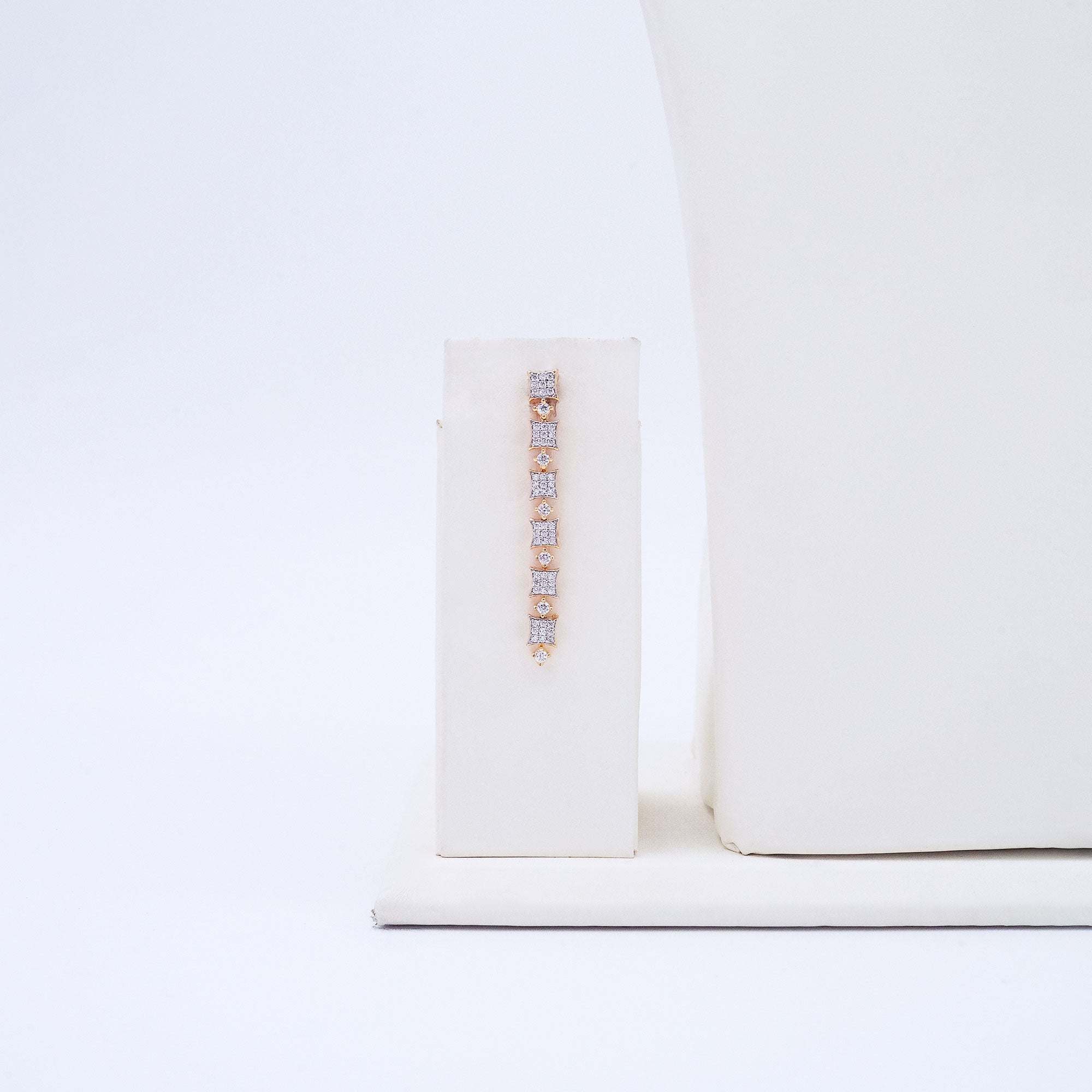 Modern Cube Shaped Necklace Set