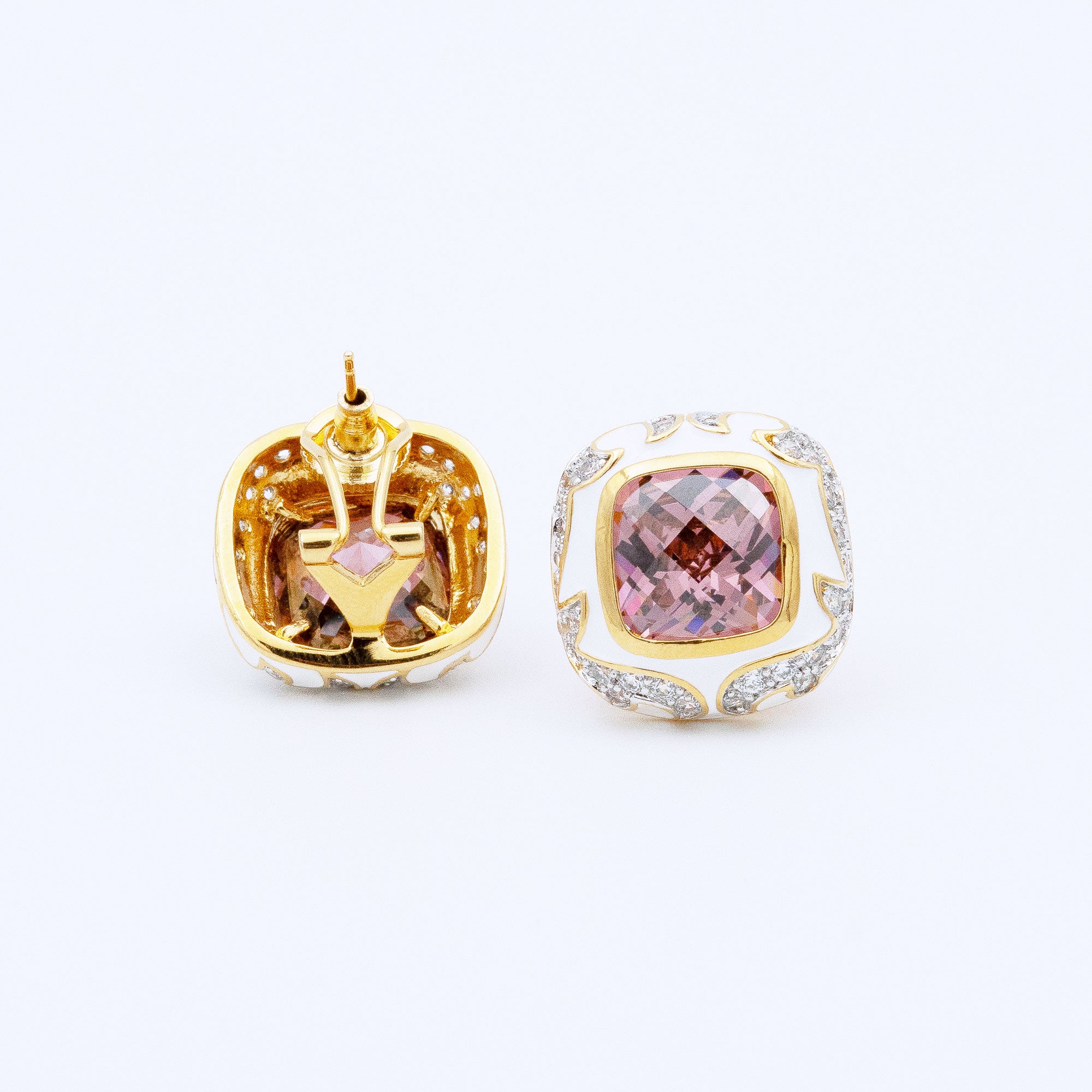 Modern Box Shaped Earrings