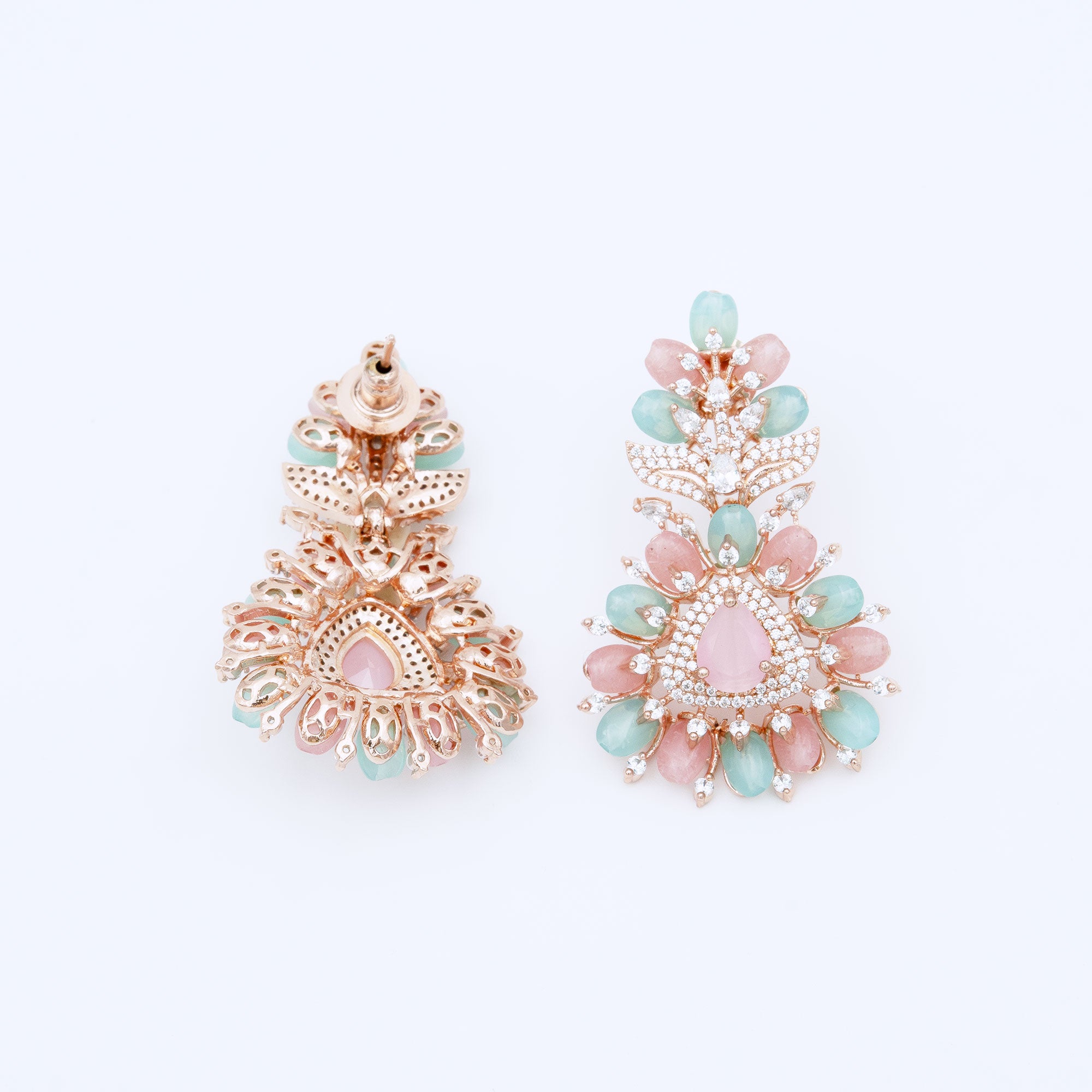 Modern Floral Top Earrings