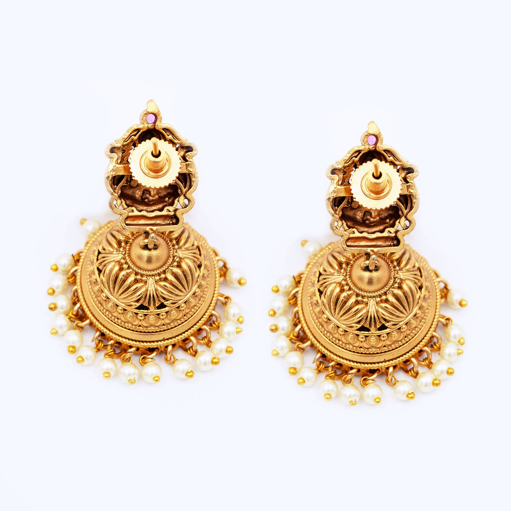 Traditional Lakshmi Jhumka Set
