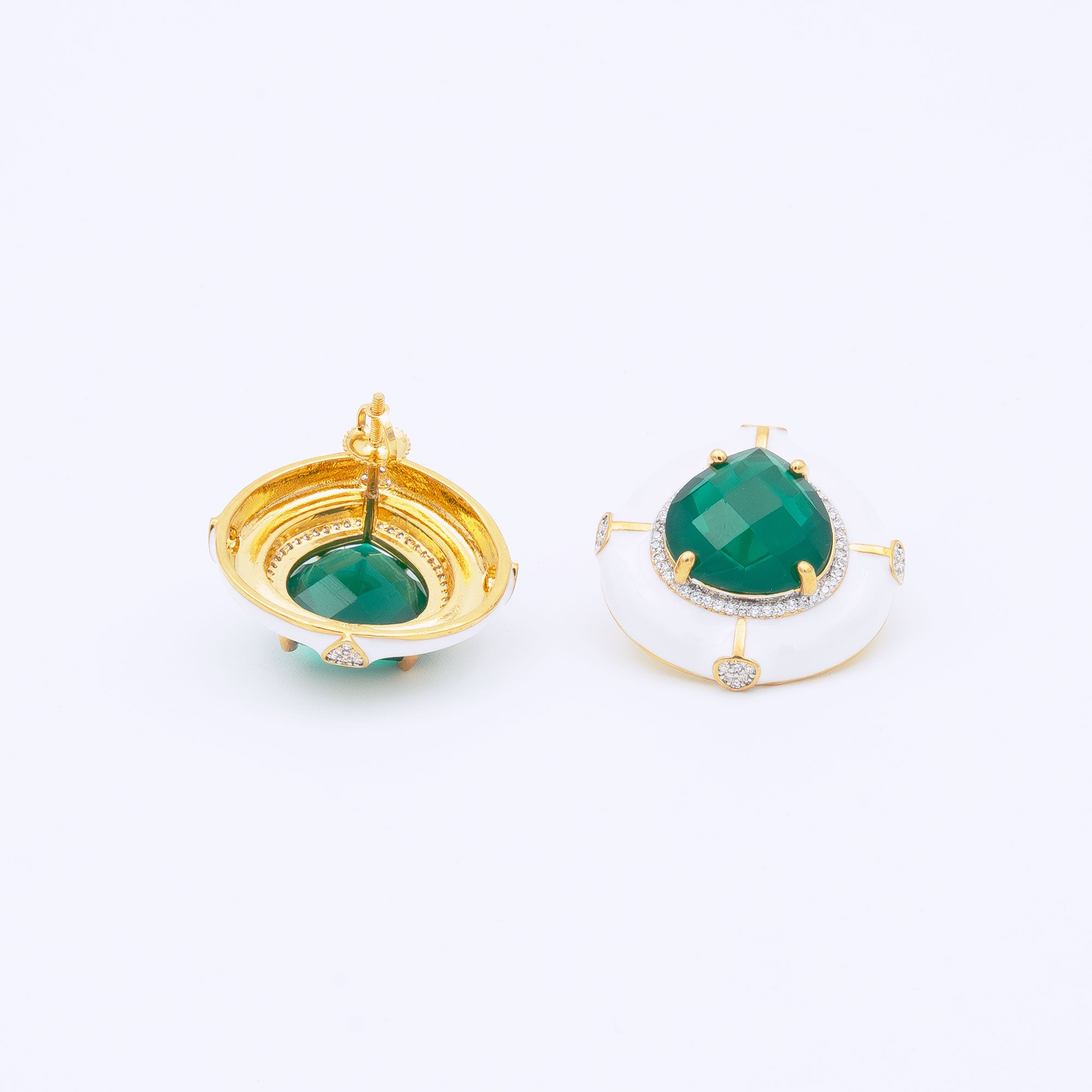 Modern Spear Shape Earrings