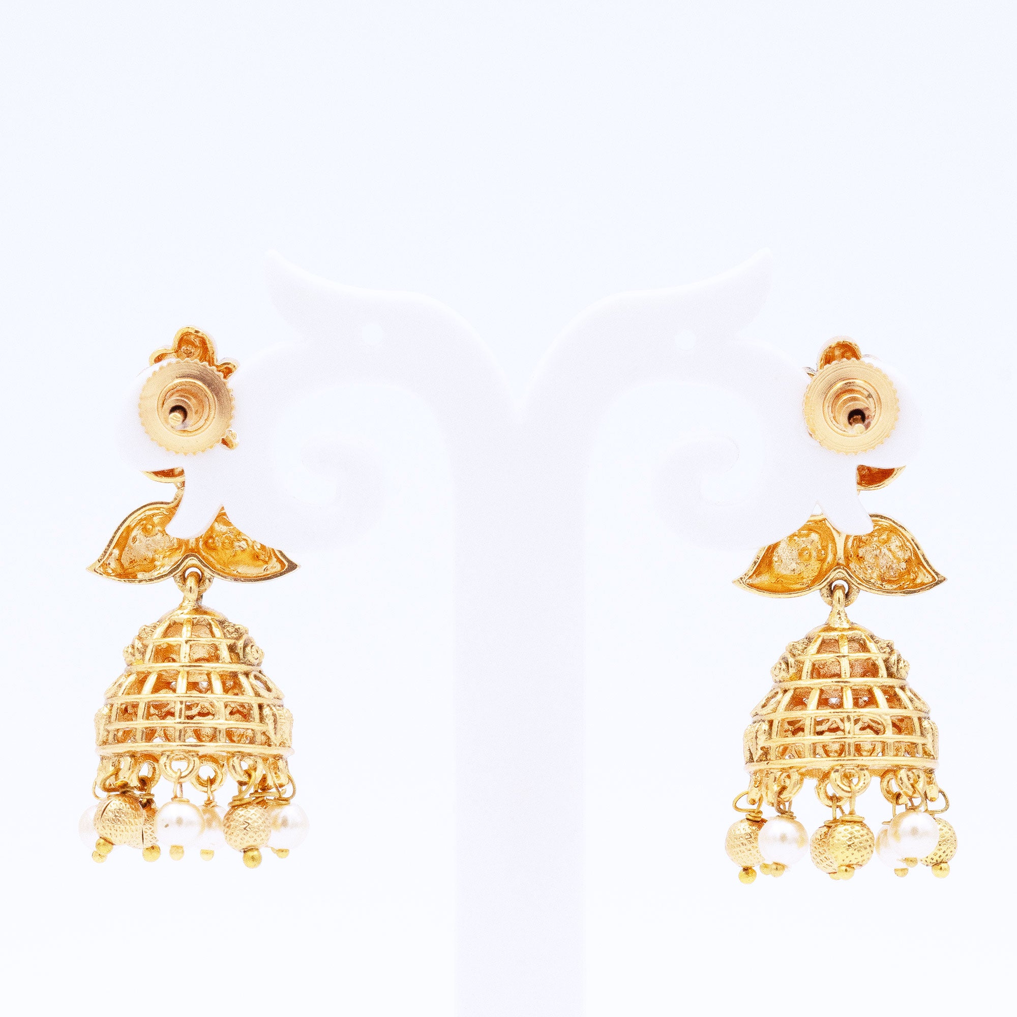 Traditional Big Peacock Earring Set