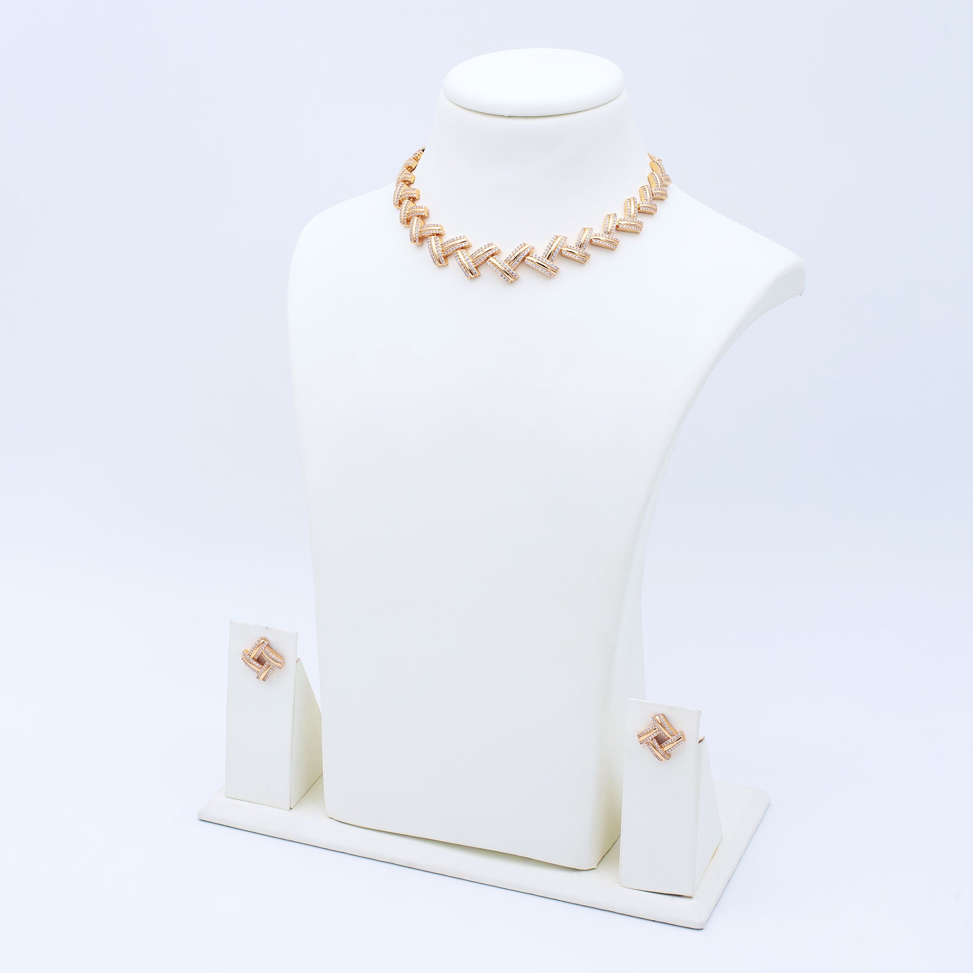Modern Link Necklace Set