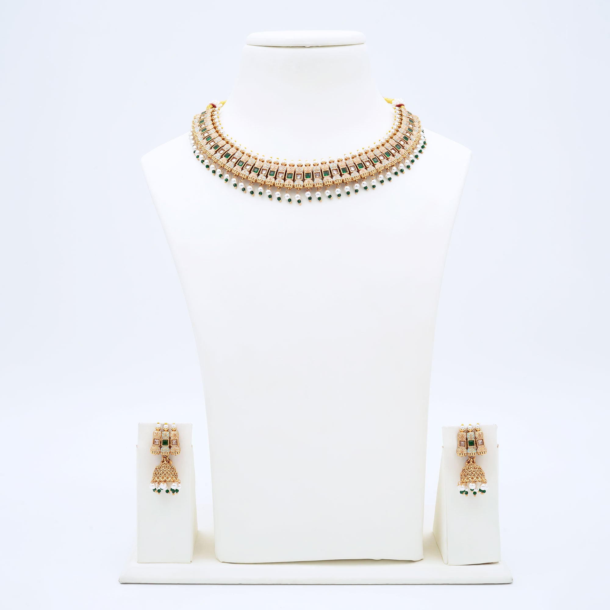 Traditional Meenakari Necklace Set