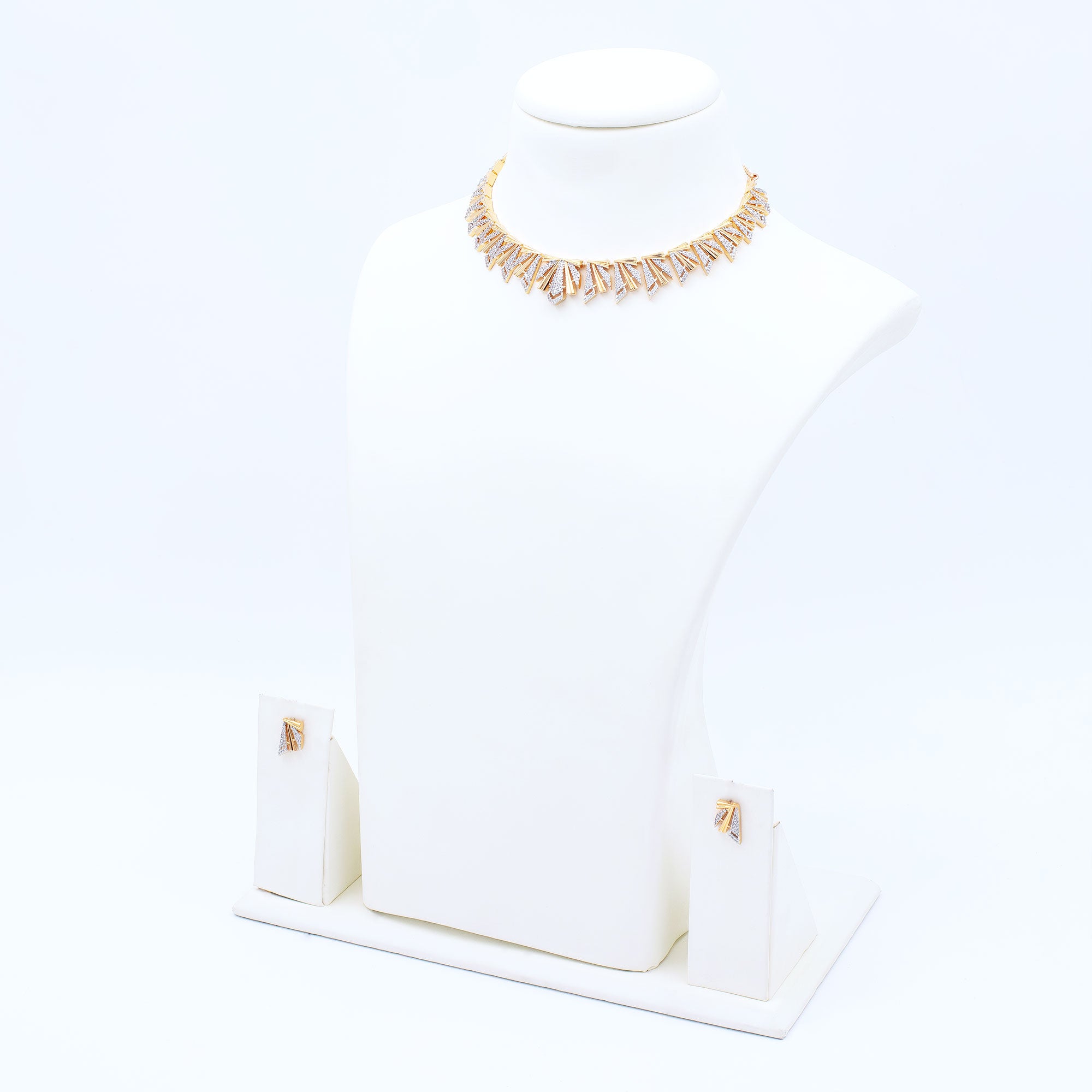 Modern Scallop Necklace Set