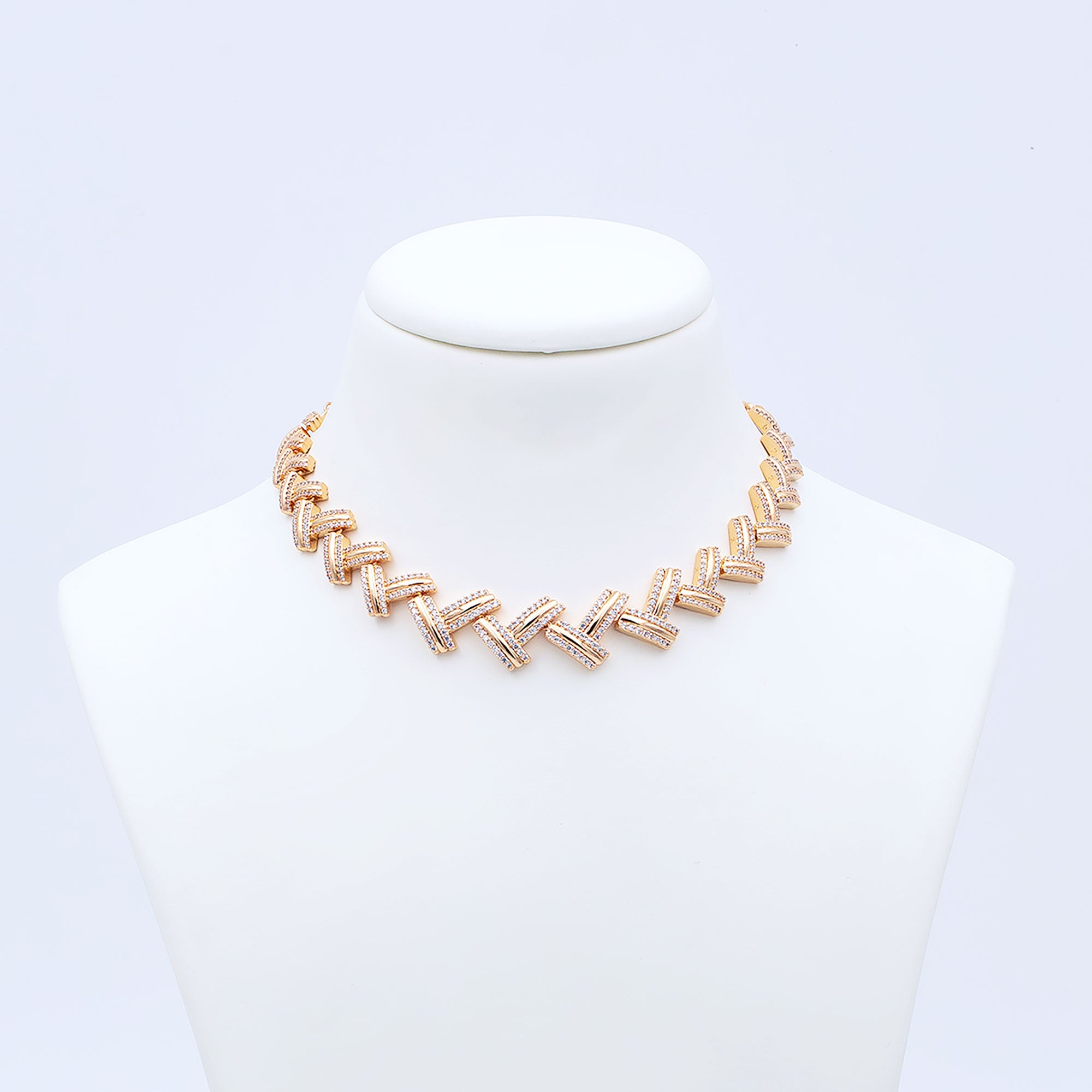 Modern Link Necklace Set