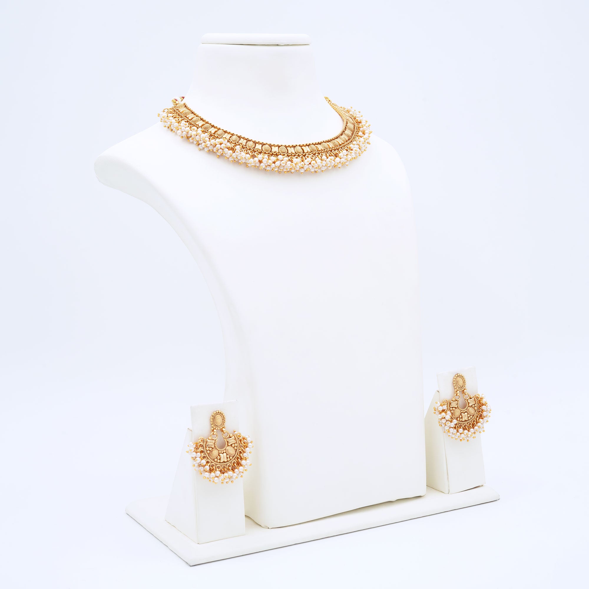 Traditional Butterfly Floral Necklace Set