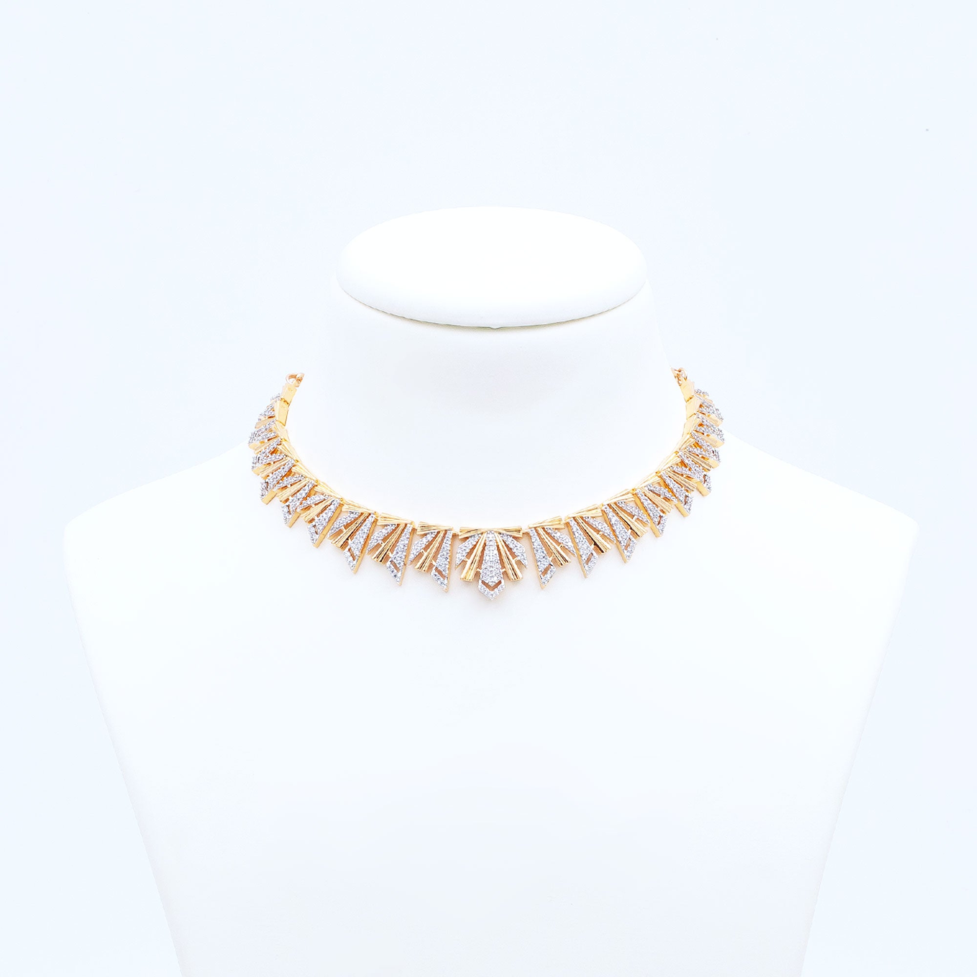 Modern Scallop Necklace Set