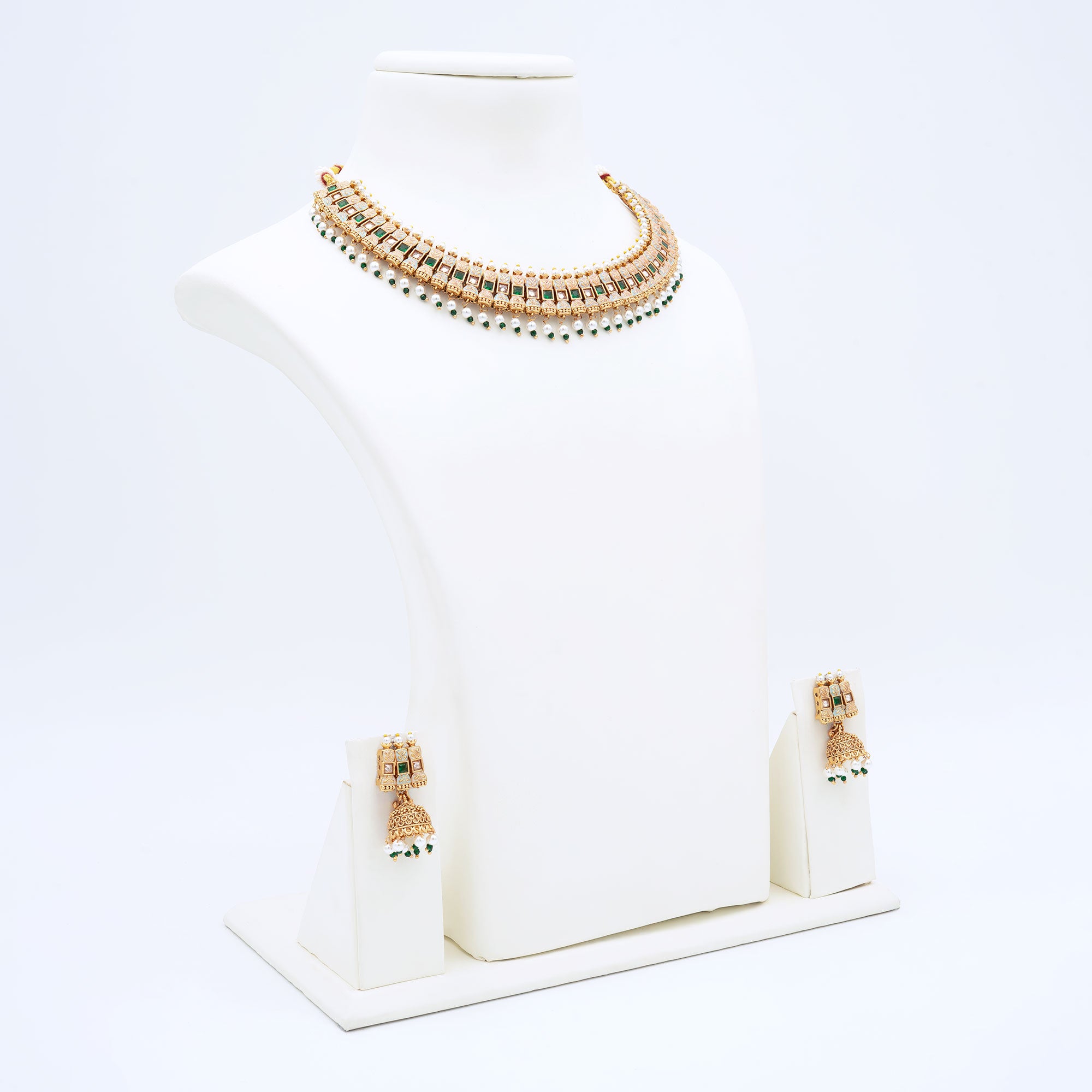 Traditional Meenakari Necklace Set