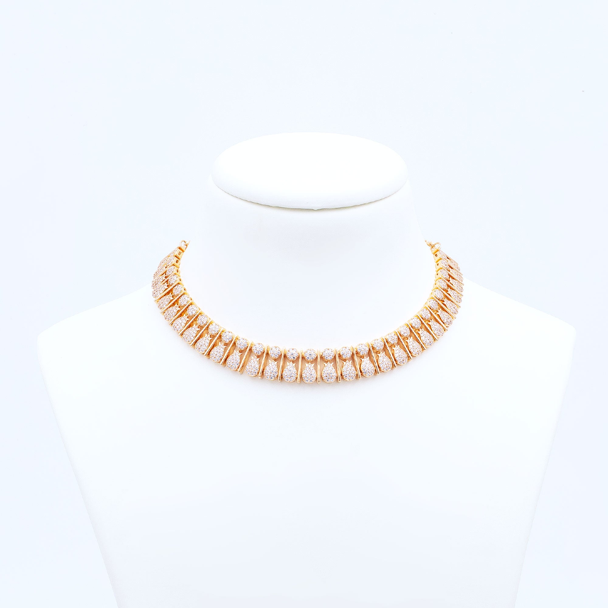 Modern Pineapple Necklace Set
