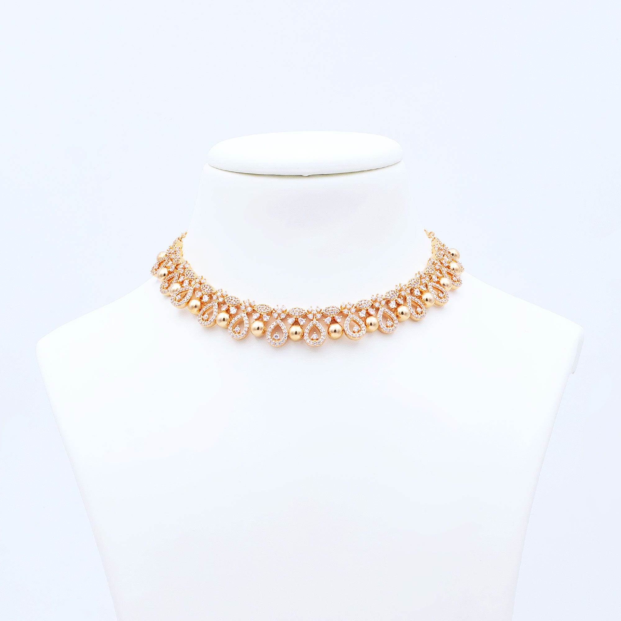 Modern Multi Drop Necklace Set